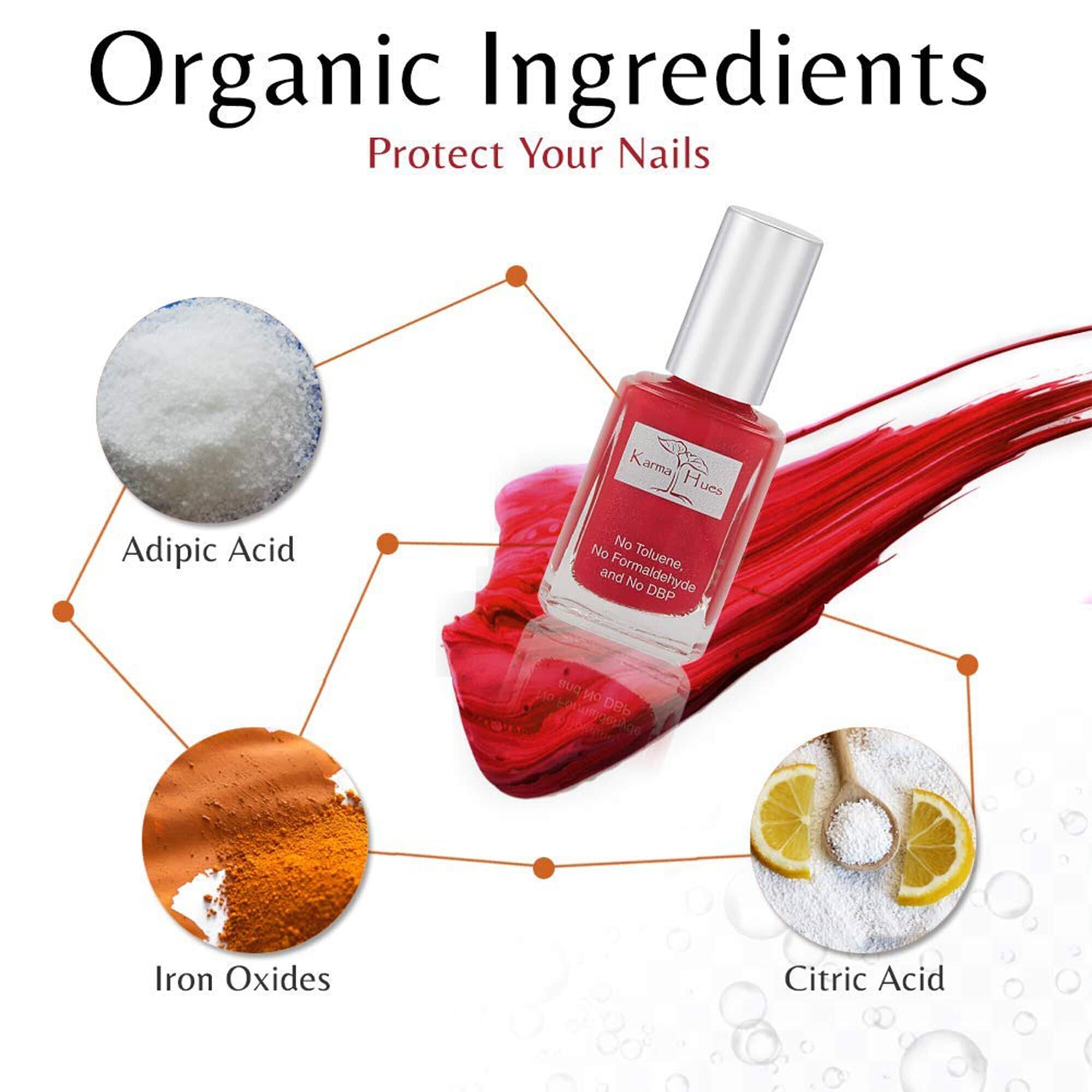 Non-Toxic Nail Polish Bundle – Vegan Cruelty-Free Nail Paint (Pack of 7) - image 3