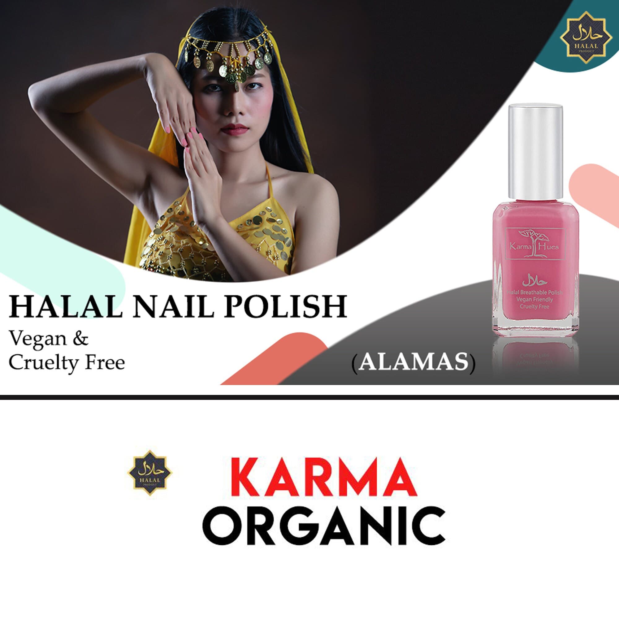 Halal Nail Polish – Vegan, Cruelty-Free, Oxygen Permeable (ALMAS) - image 4