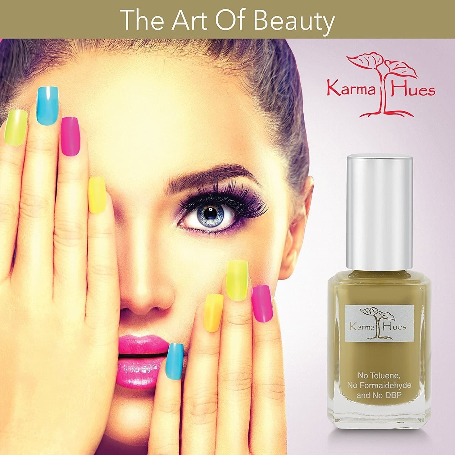 Karma Organic Nail Polish; Non-Toxic, Vegan, and Cruelty-Free (CAMOUFLAGE) - image 4