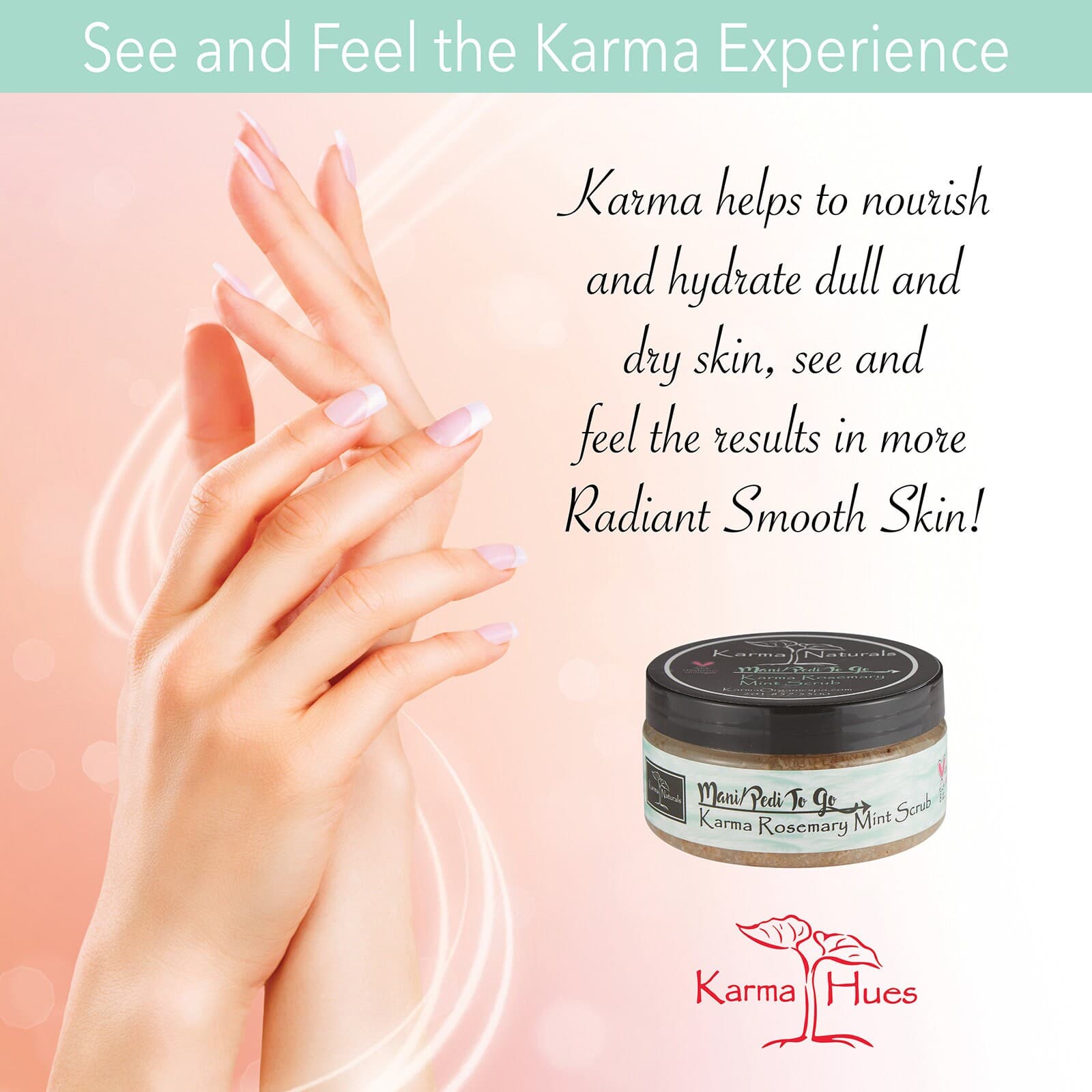 Karma Organic Rosemary Body Scrub – Natural Dead Sea Salt Exfoliate Scrub for Women-8 oz - image 4