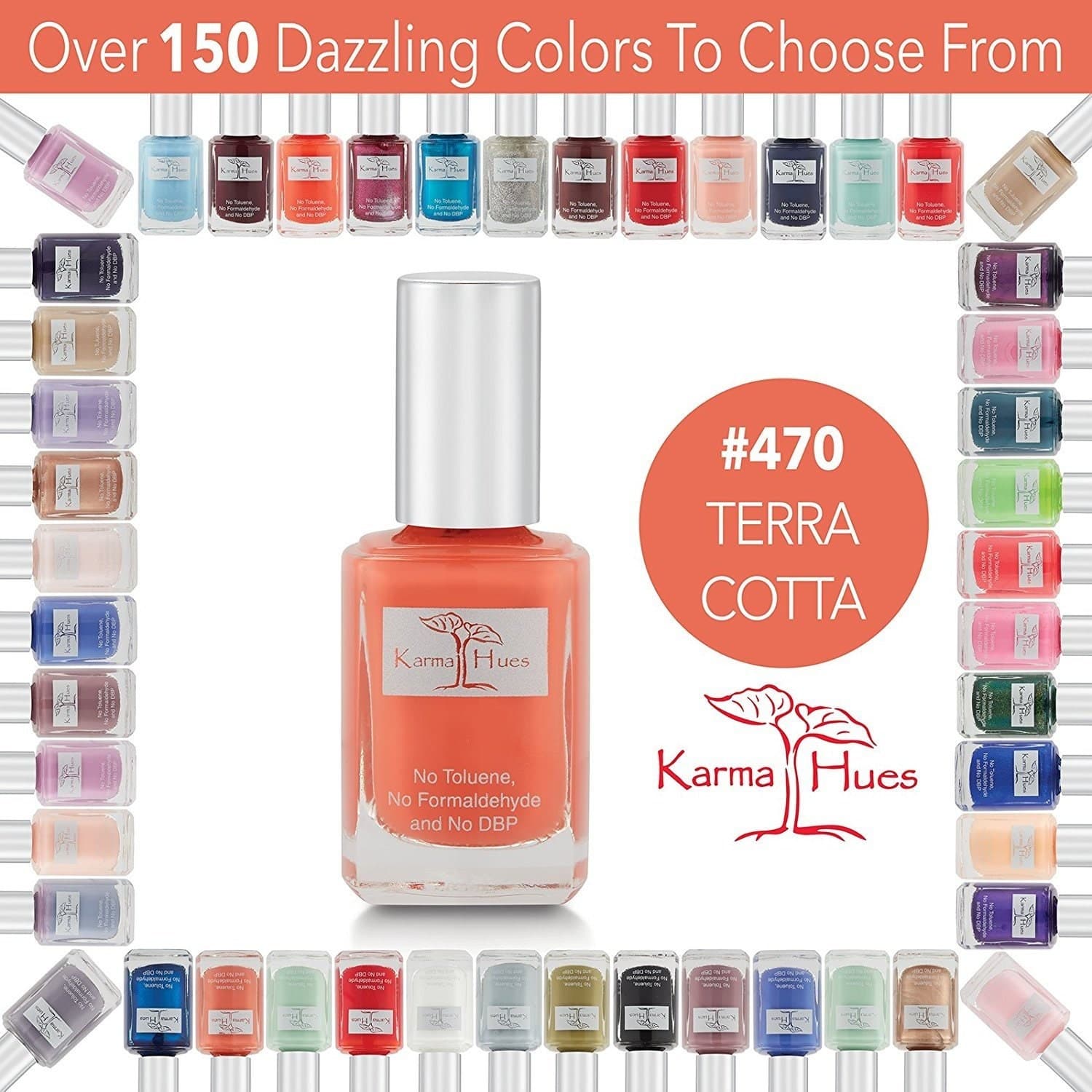 Karma Organic Non-Allergenic Nail Polish (TERRA COTTA) - image 3