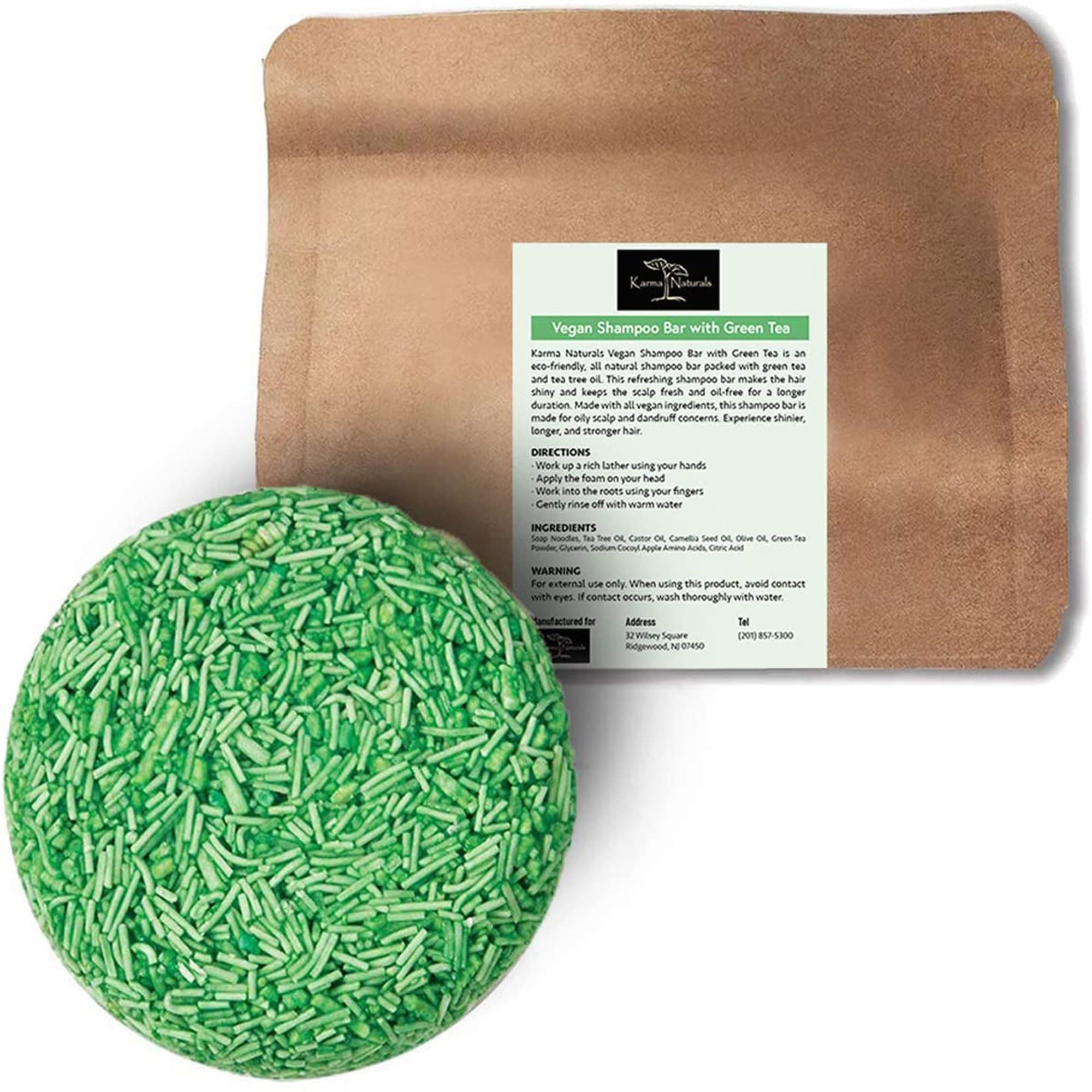 Vegan Shampoo Bar – Natural Wild Fig & Green Tea, Dandruff Control - image 5