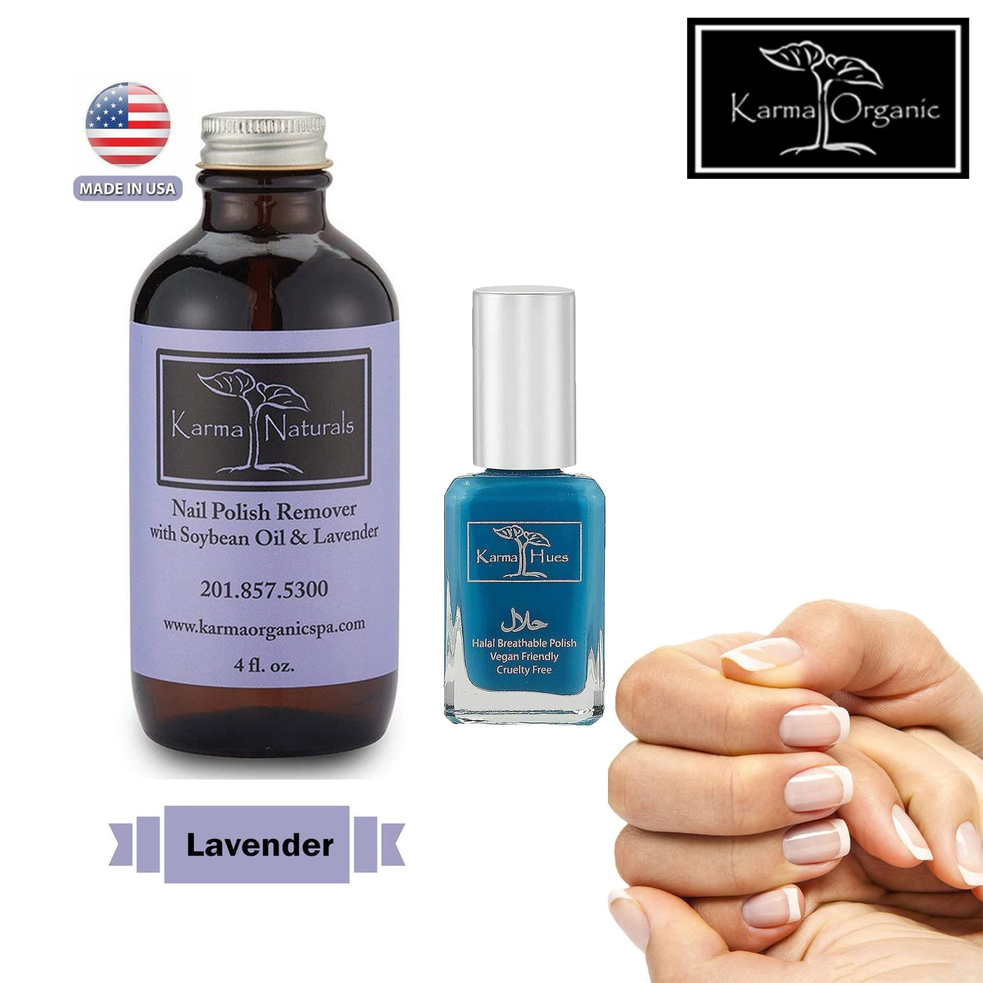 Soy Lavender Nail Polish Remover – Acetone-Free, Vegan & Halal