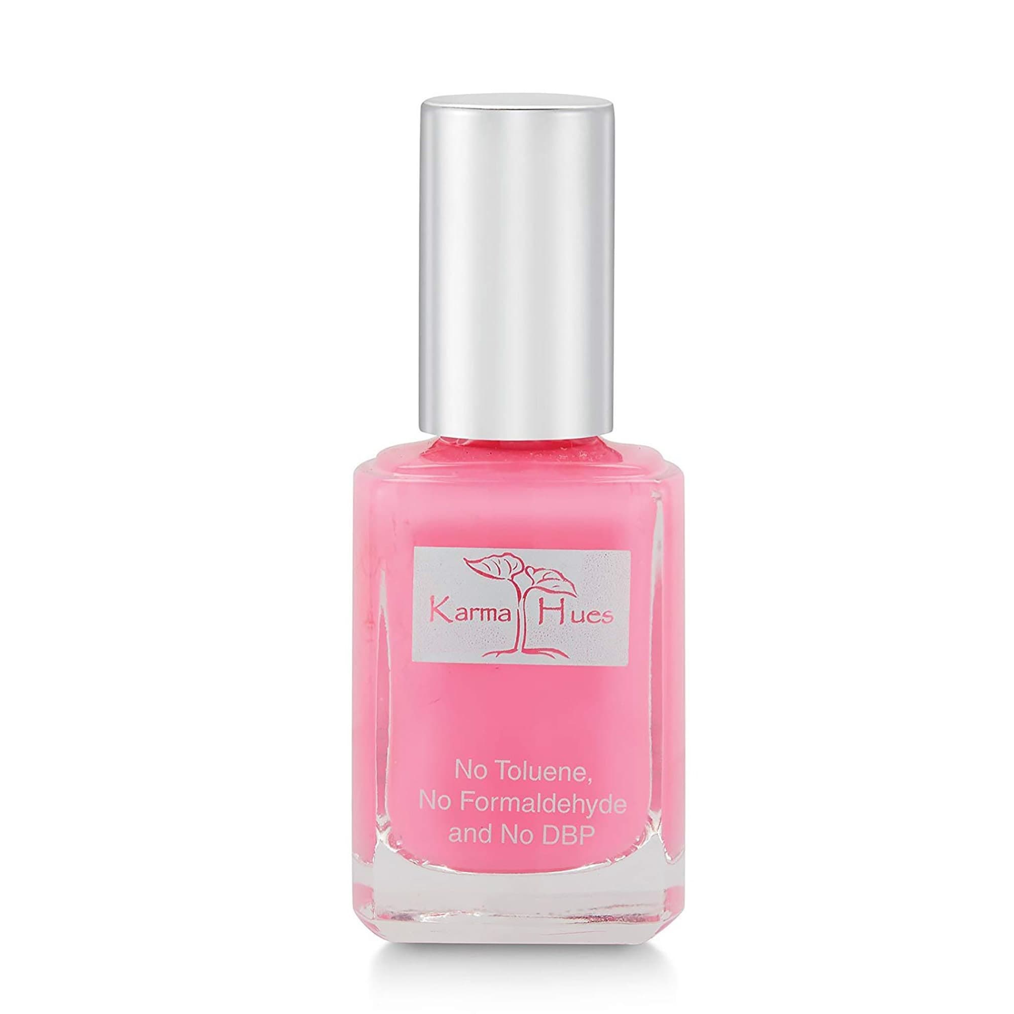 Karma Organic Pink Nail Polish, Non-Toxic Vegan Nail Paint