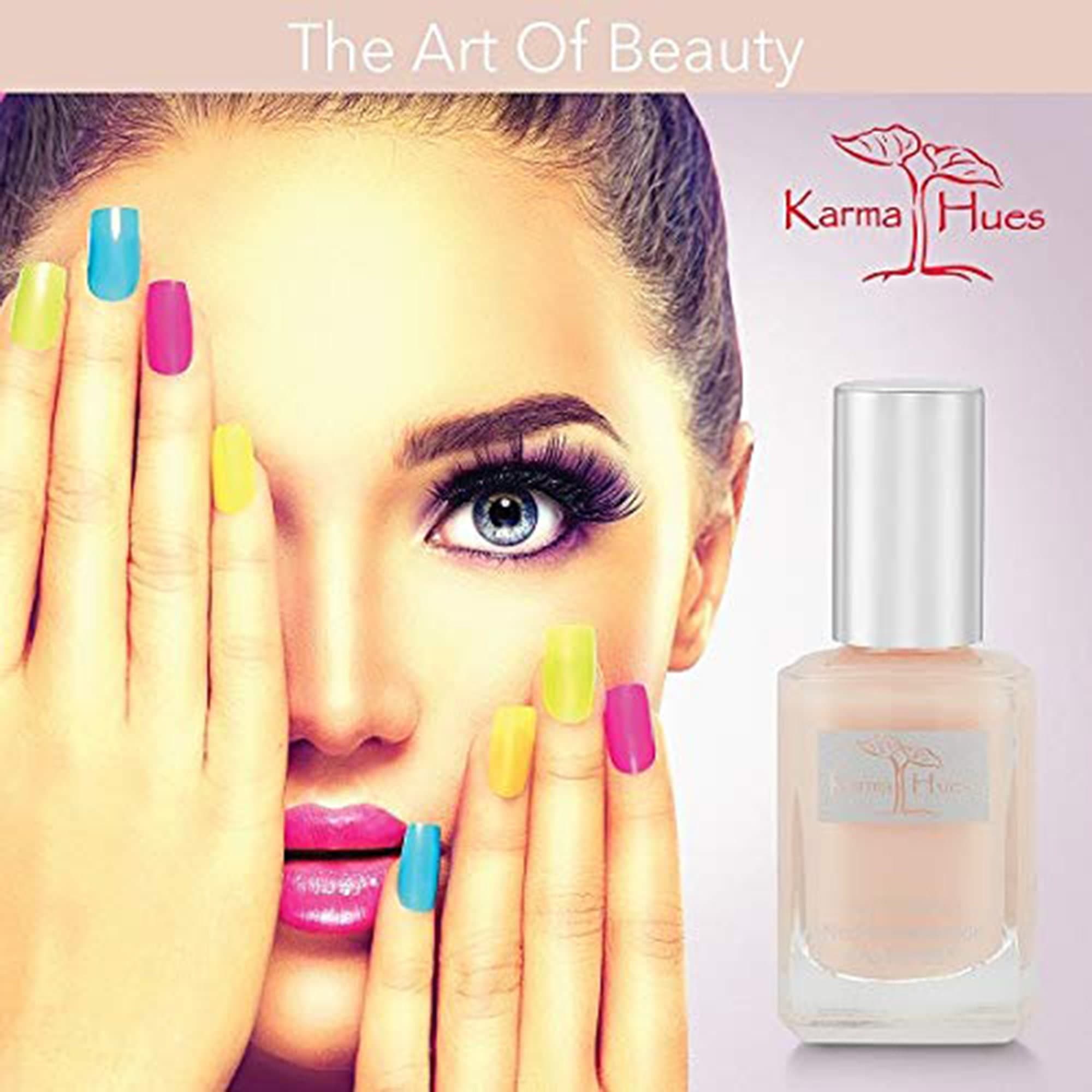 Natural Nail Polish Color with Triple 5 Base Coat Non-Toxic Nail Treatment Vegan Cruelty-Free - image 3
