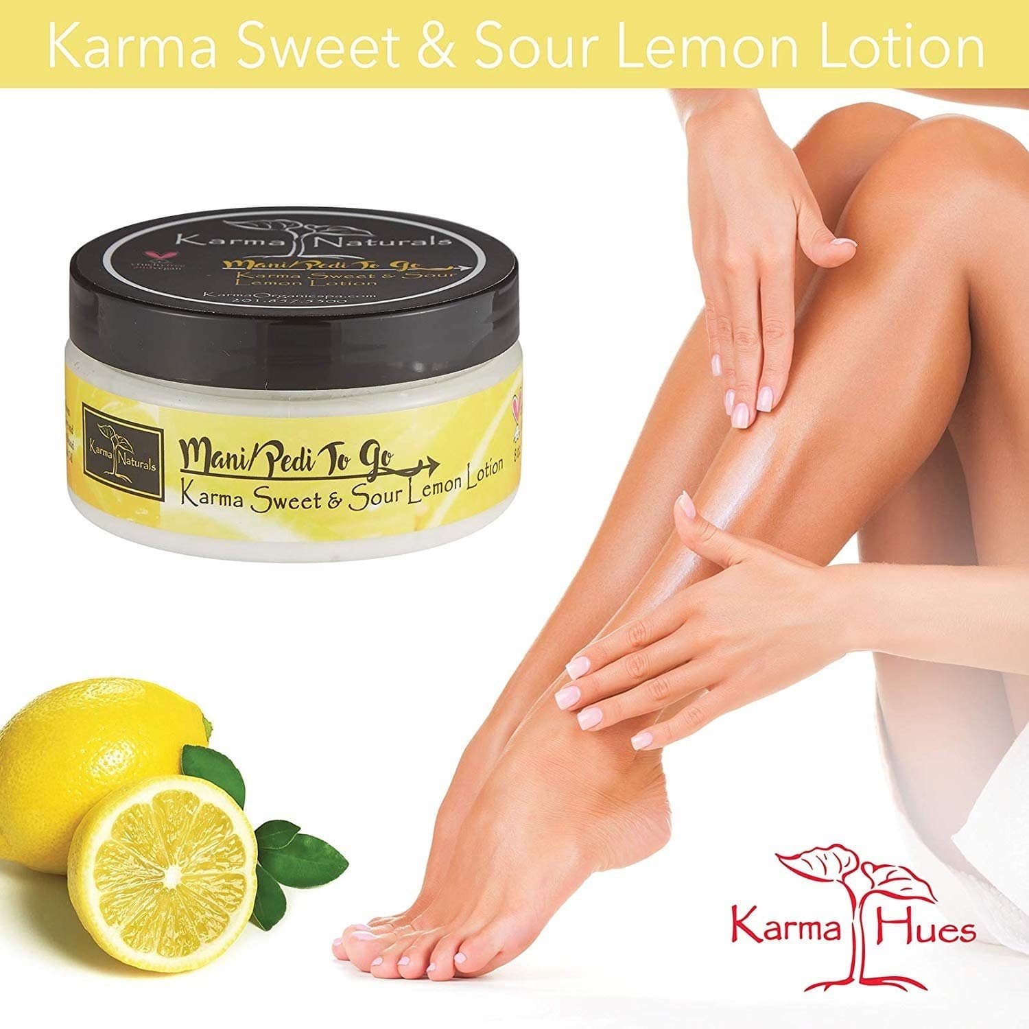 Karma Organic Natural Lemon Lotion– Essential oils for flawless, Glowing and Balanced Skin Complexion - image 5