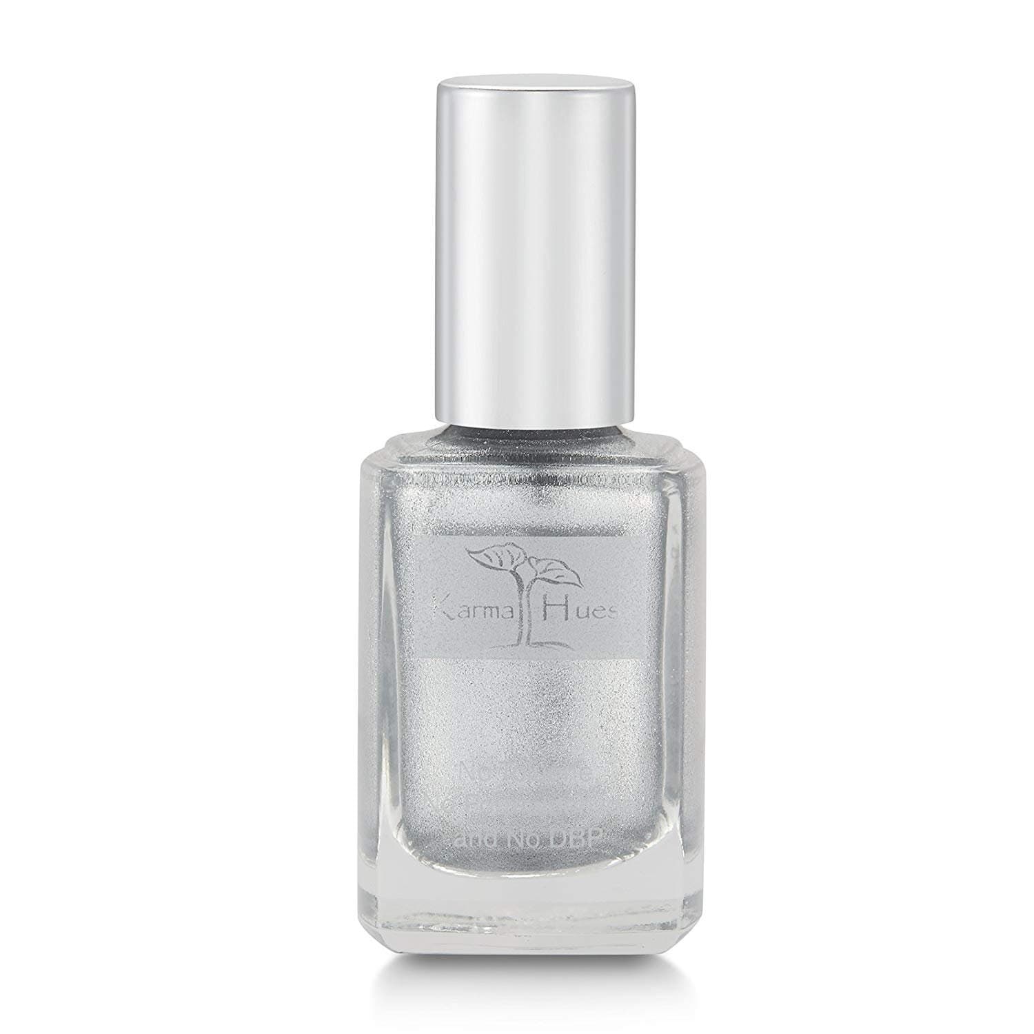 Karma Organic Snowflakes on 5th Nail Polish, Non-Toxic Vegan Nail Paint