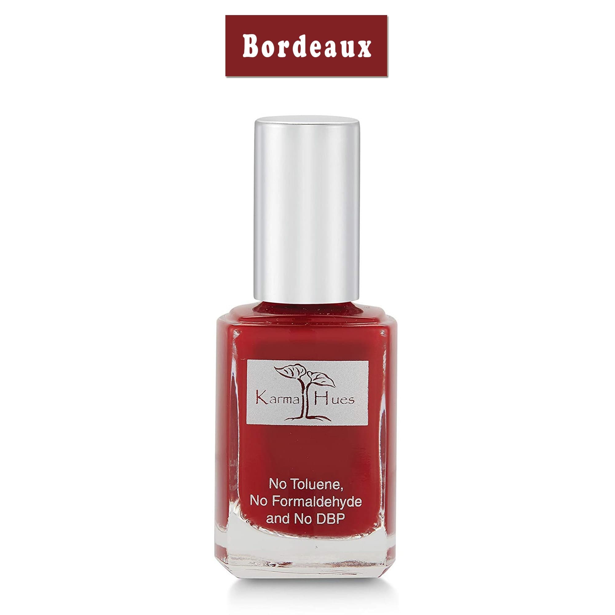 Karma Organic Bordeaux Nail Polish, Non-Toxic Vegan Nail Paint