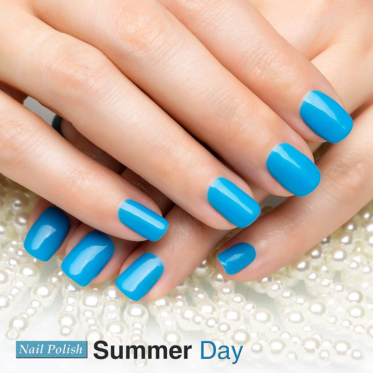Nail Polish; Non-Toxic, Vegan, and Cruelty-Free (SUMMER DAY) - image 3