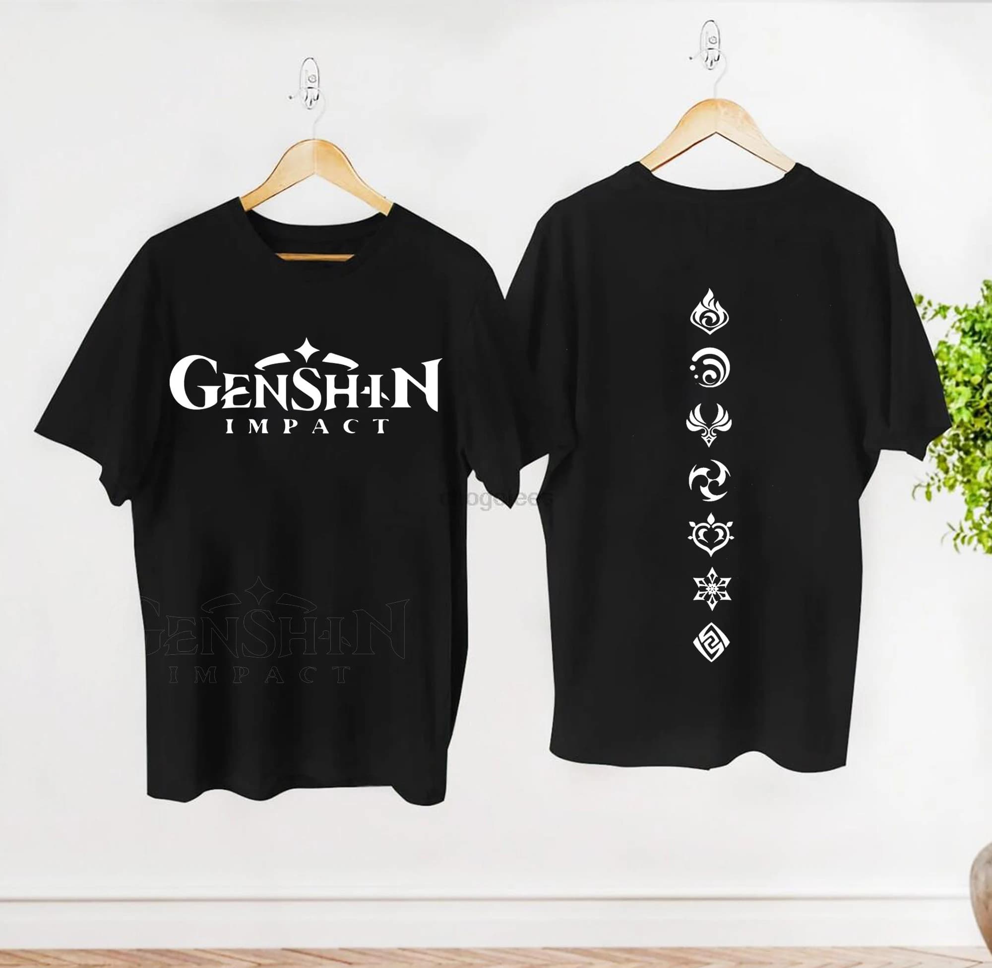 Element Shirt, Genshin Merch, Genshin Sweatshirt, Gift For Gamer, Anime Streetwear, Unisex Clothing - image 3