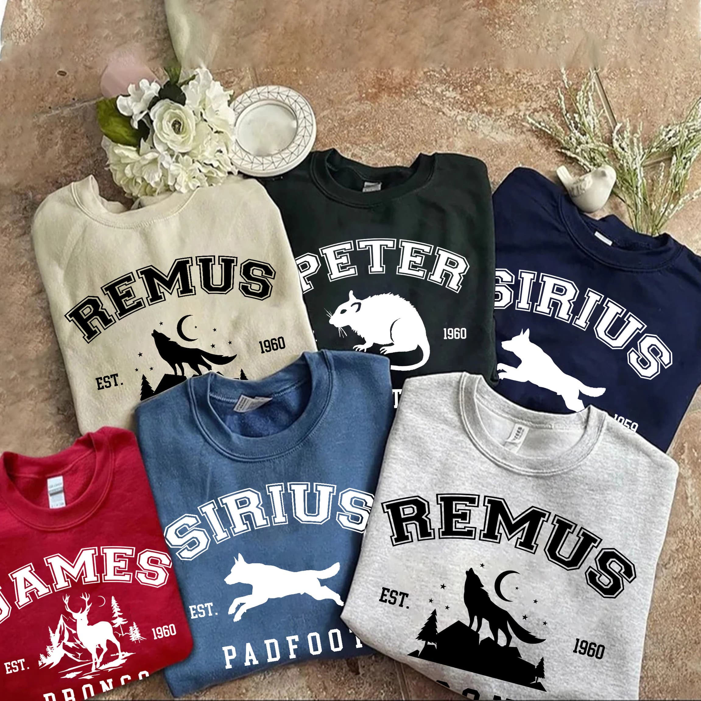 The Marauders Shirt, Moony Wormtail Padfoot Prongs, Remus Lupin Shirt, For Our Moony Shirt, Wizard Shirt, Marauder Sweatshirt, Unisex Shirt - image 2