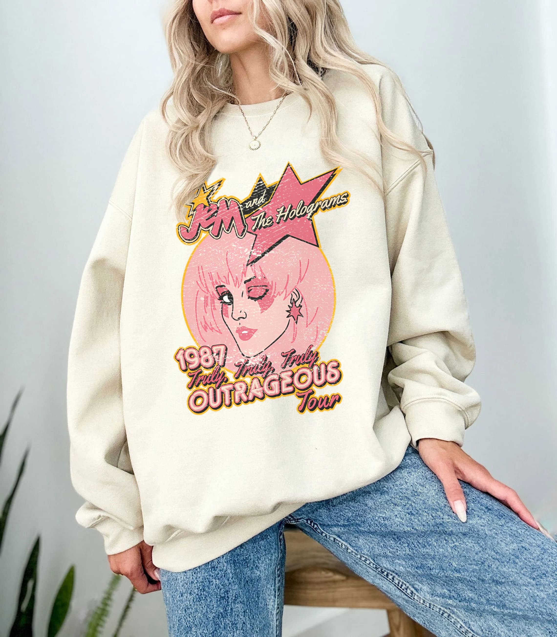 Jem And The Holograms Tour 80's Shirt, Jem Shirt, Misfits Shirt, Music Band Shirt, Jem Hollograms Shirt, Gift For Fans - image 5