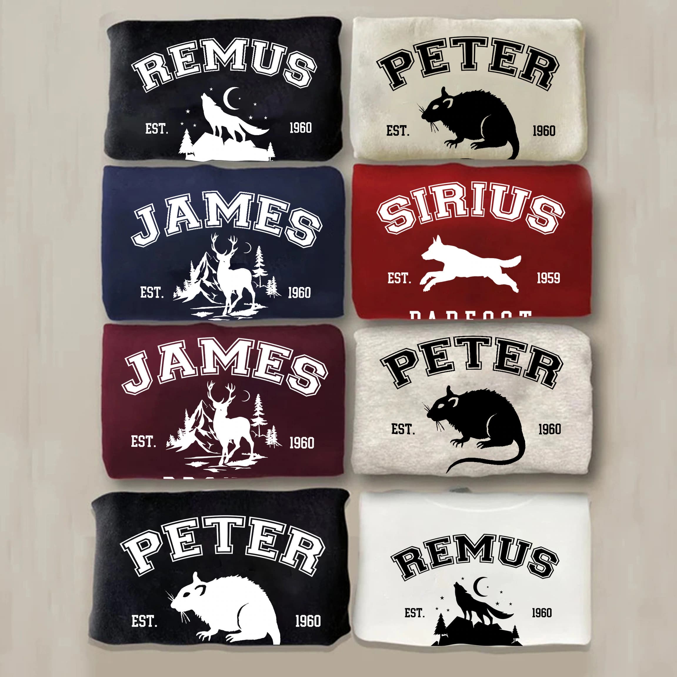 The Marauders Shirt, Moony Wormtail Padfoot Prongs, Remus Lupin Shirt, For Our Moony Shirt, Wizard Shirt, Marauder Sweatshirt, Unisex Shirt - image 3
