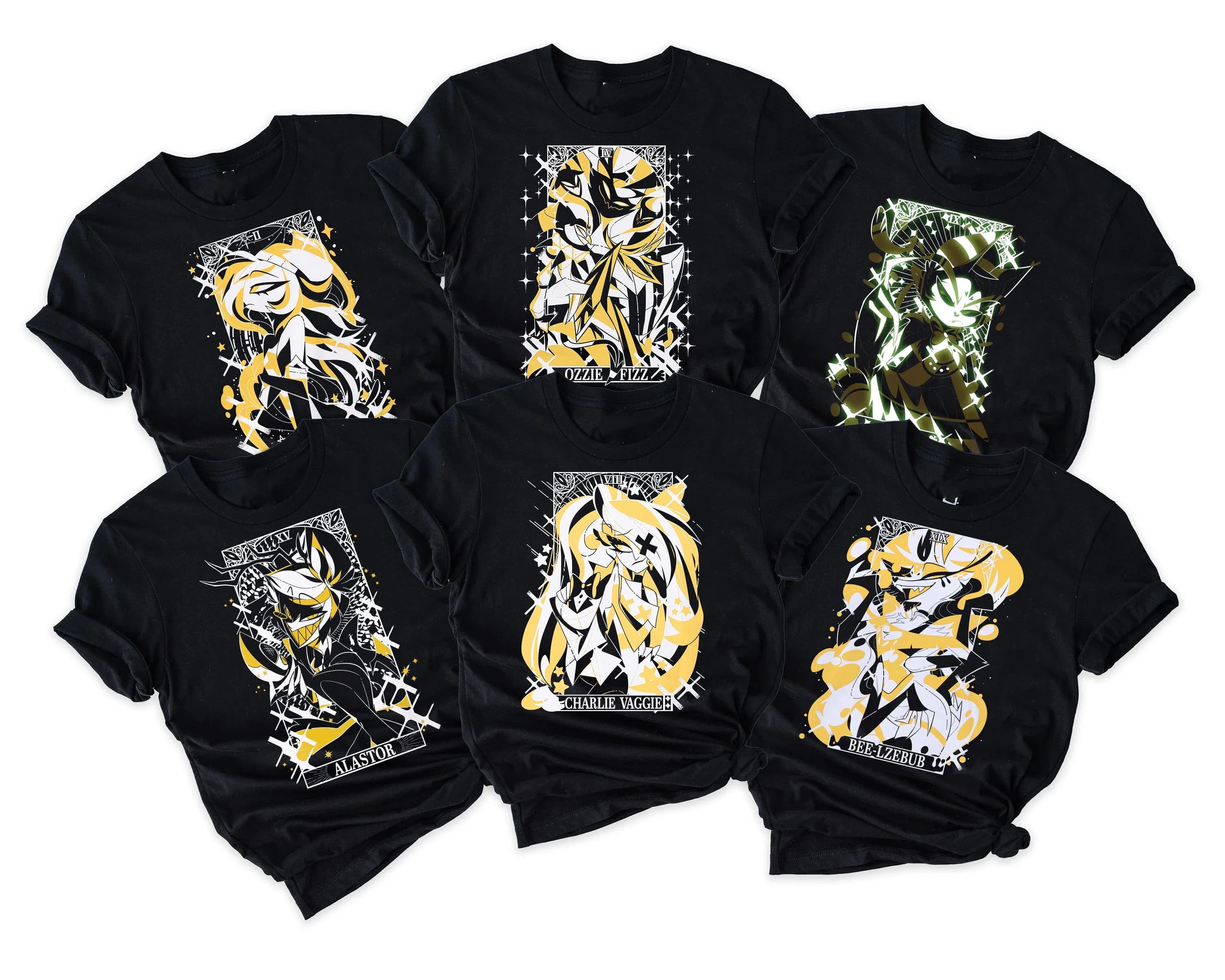 Custom Hazbin Hotel Shirt, Helluva Boss, Cartoon Shirt, Hazbin Hotel Sweatshirt, Fat Nugget Shirt, Angel Dust, Alastor Shirt, Gift For Fans - image 2