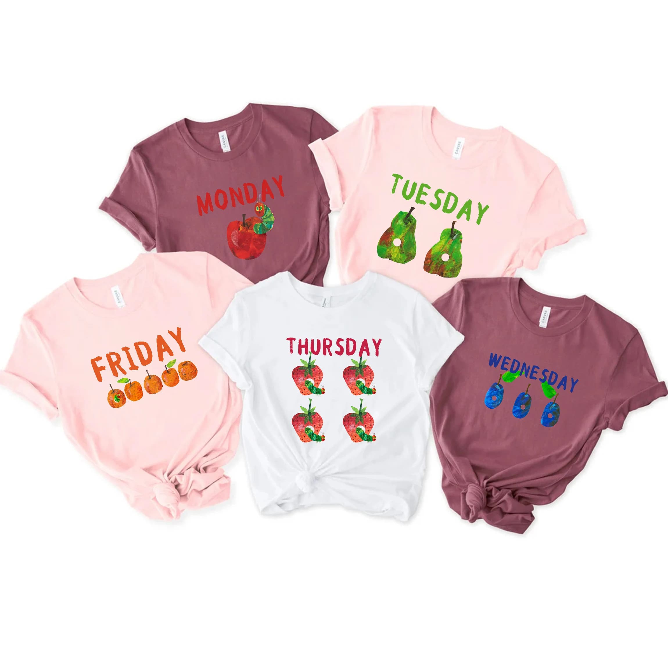 Very Hungry Caterpillar Sweatshirt, Custom Shirt, Very Hungry Caterpillar Fruits, Bookish Shirts, Caterpillar Tee, Book Lover Gift - image 5