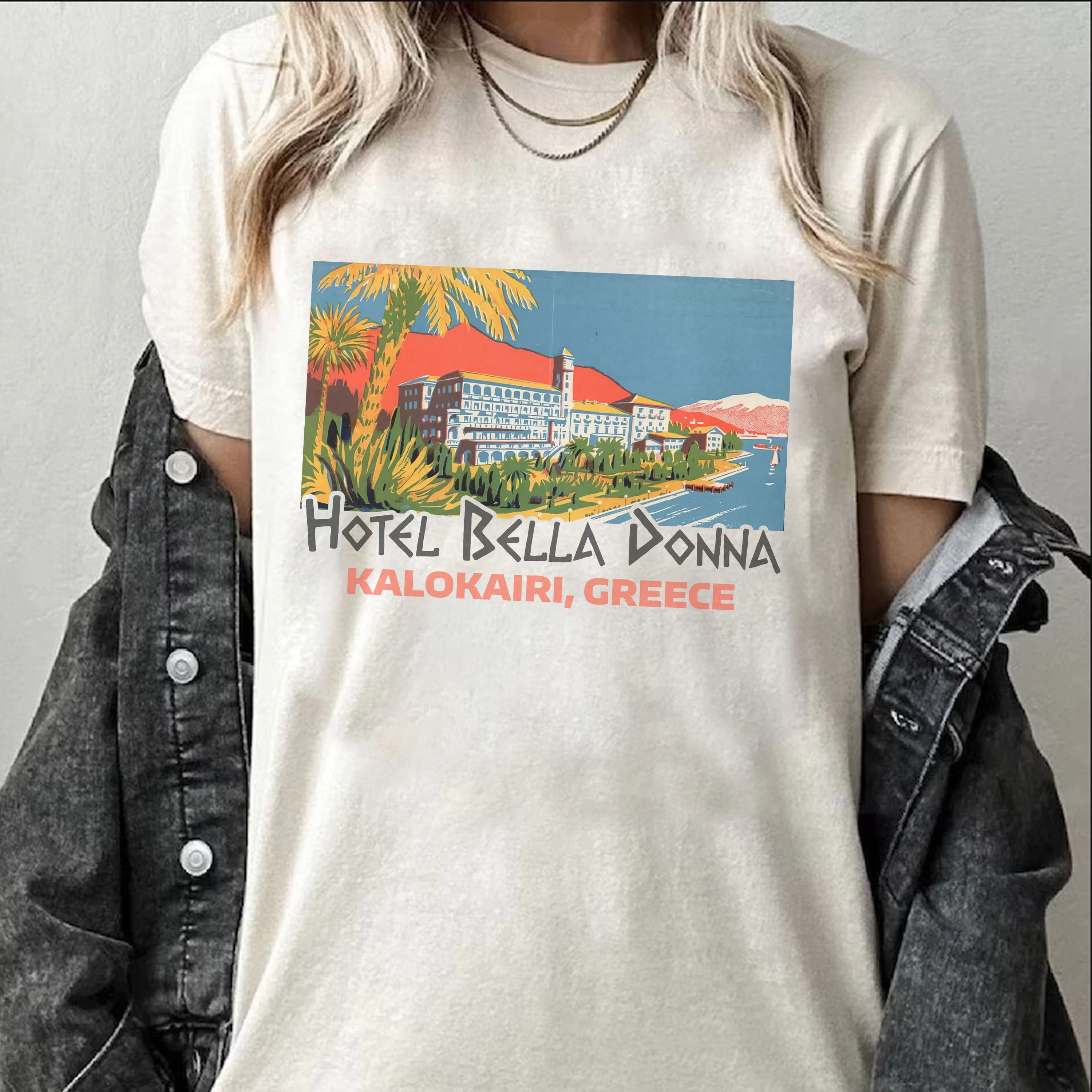 Retro Hotel Bella Donna Mamma Mia Shirt, Kalokairi Shirt, Mamma Mia Shirt, The Dynamos Shirt, Mother Gift, Sister Gift, Unisex Clothing