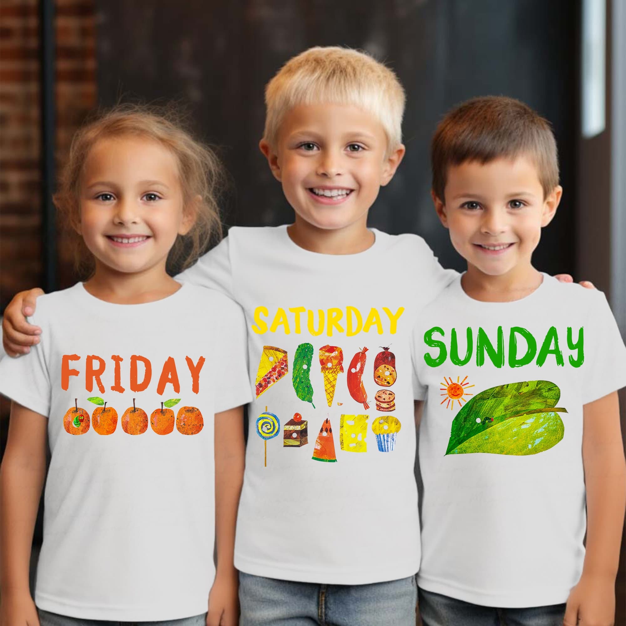 Custom Hungry Caterpillar Youth Shirt, Kids Shirt, Caterpillar Kid, Children Book Shirt, Birthday Shirt, Caterpillar Family Matching Tee - image 3