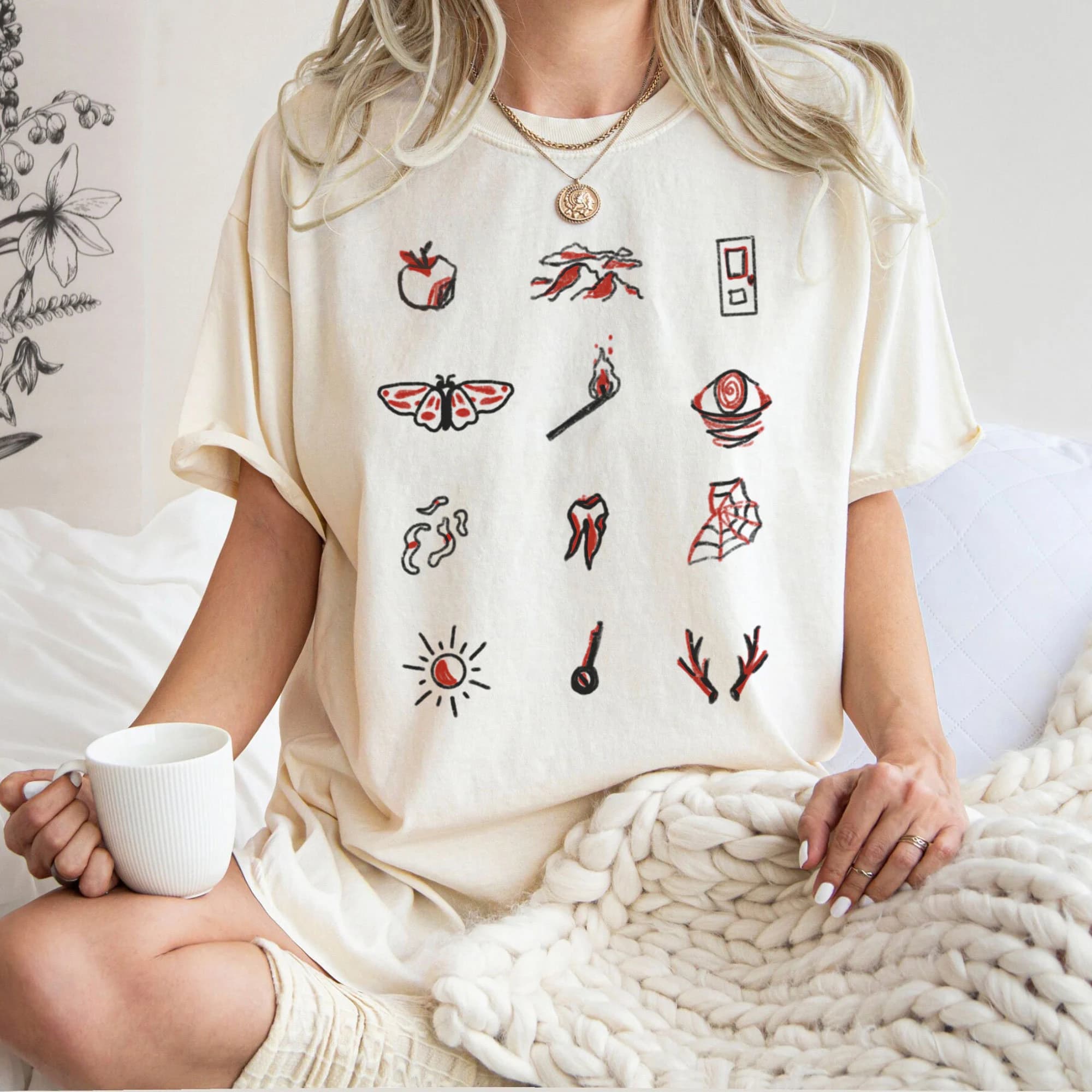 Fifteen Fears Magnus Archives Inspired Shirt, Magnus Archives Symbols Shirt, Fiction Podcast Shirt, Unisex Clothing - image 3