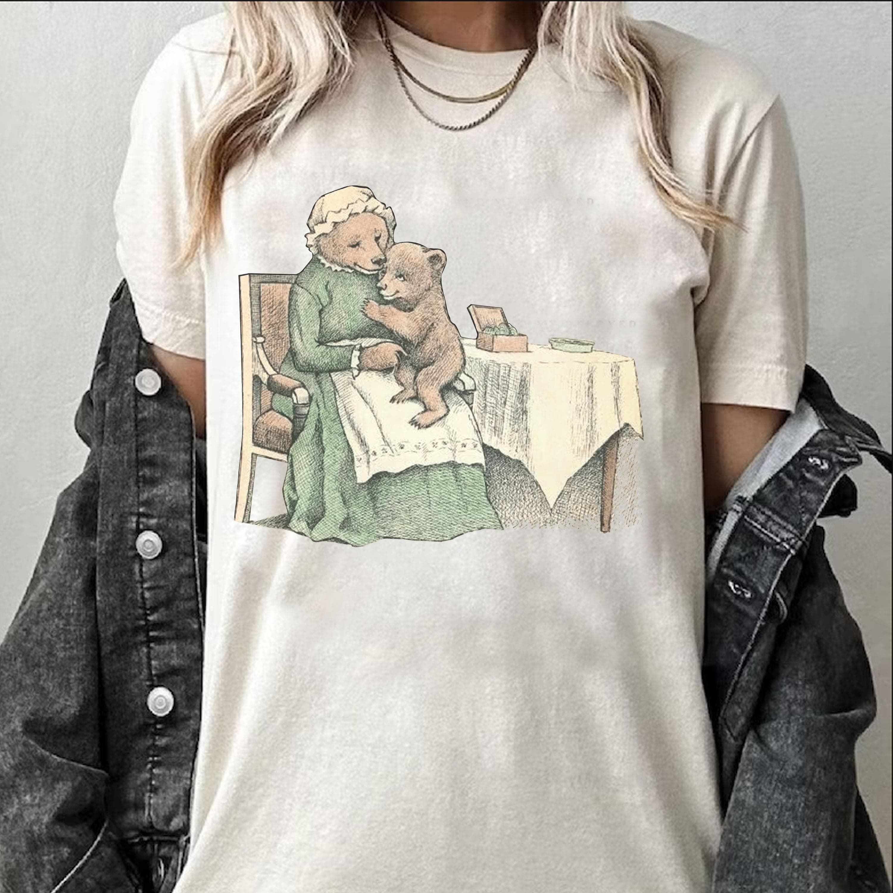 Little Bear Grandmother Bear Shirt, Else Holmelund Book Shirt, Lucy Emily, Mother Gift, Nostalgia Shirt, Childen Book Shirt, Gift For Her - image 2