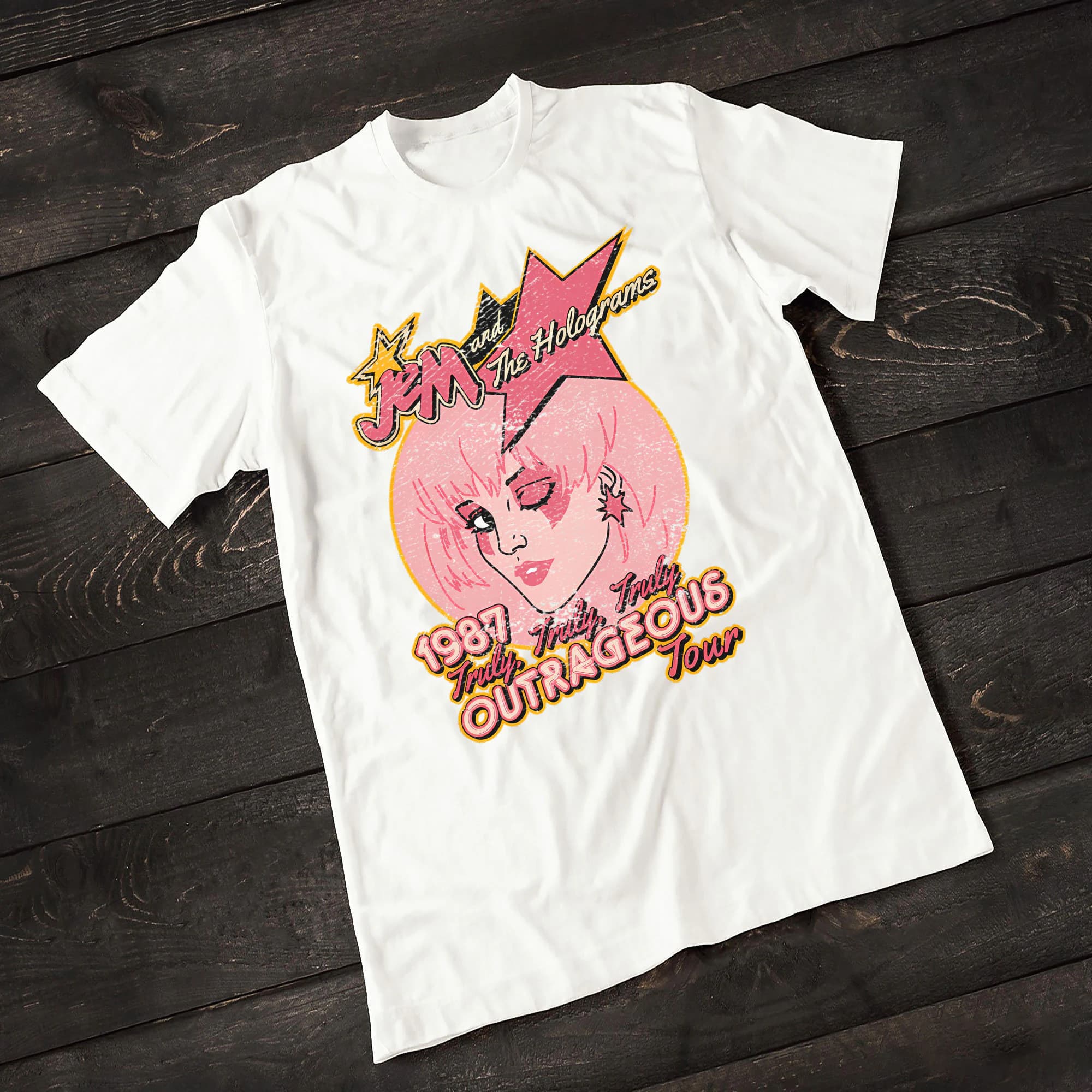 Jem And The Holograms Tour 80's Shirt, Jem Shirt, Misfits Shirt, Music Band Shirt, Jem Hollograms Shirt, Gift For Fans - image 3