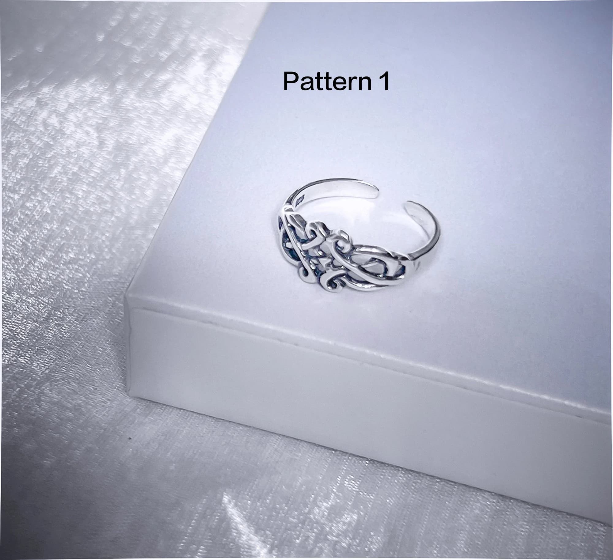 Sterling Silver Tree of Life Toe Ring, Celtic Knot Toe Ring, Pinky Silver,  Irish Jewelry, Summer Jewelry,  Mother's  Day Gift(TR20) - image 4
