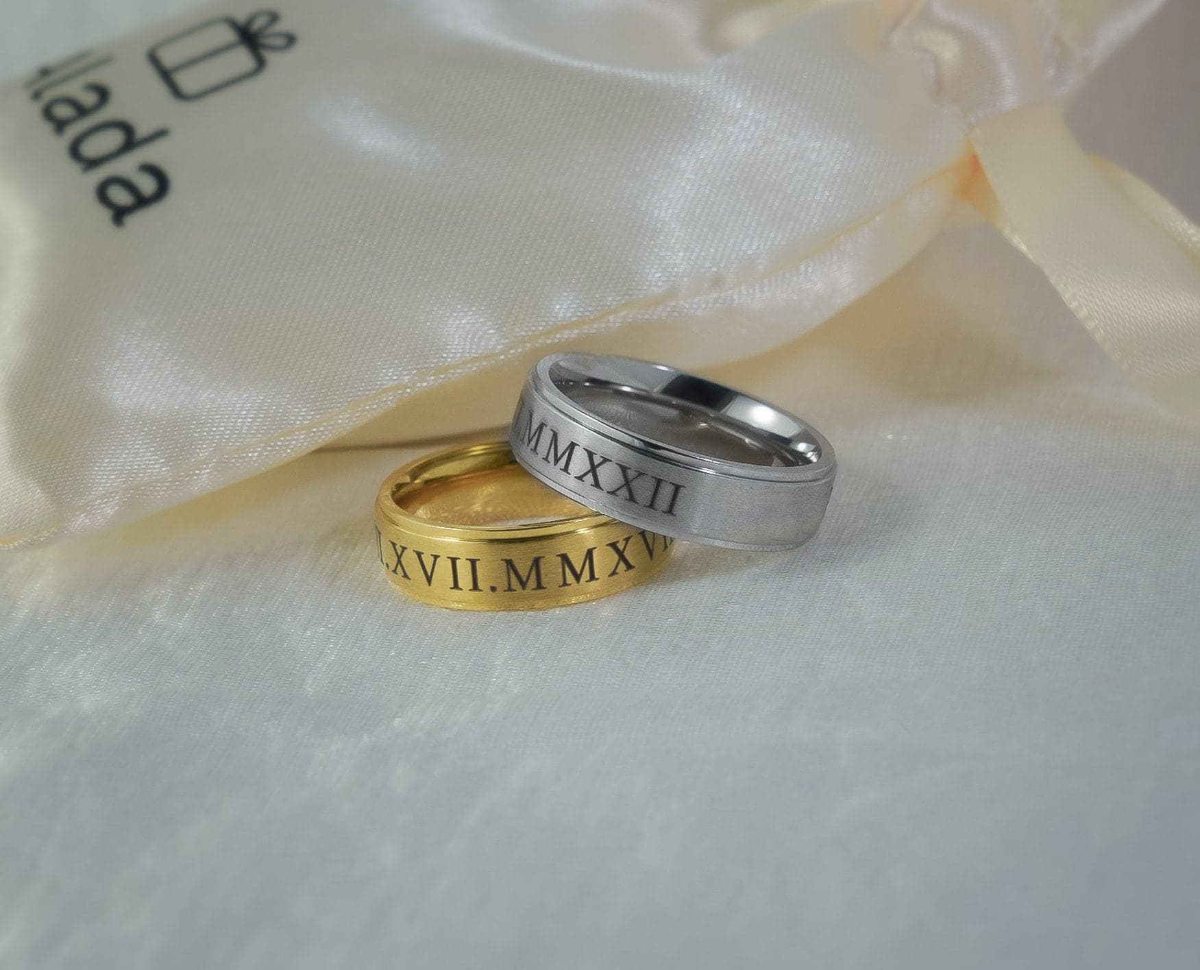 Custom Engraving 14K Gold Rings Filled Ring, Stainless Steel Ring, Customized Rings, Promise Rings, Valentine's Day  Gifts(R06) - image 4