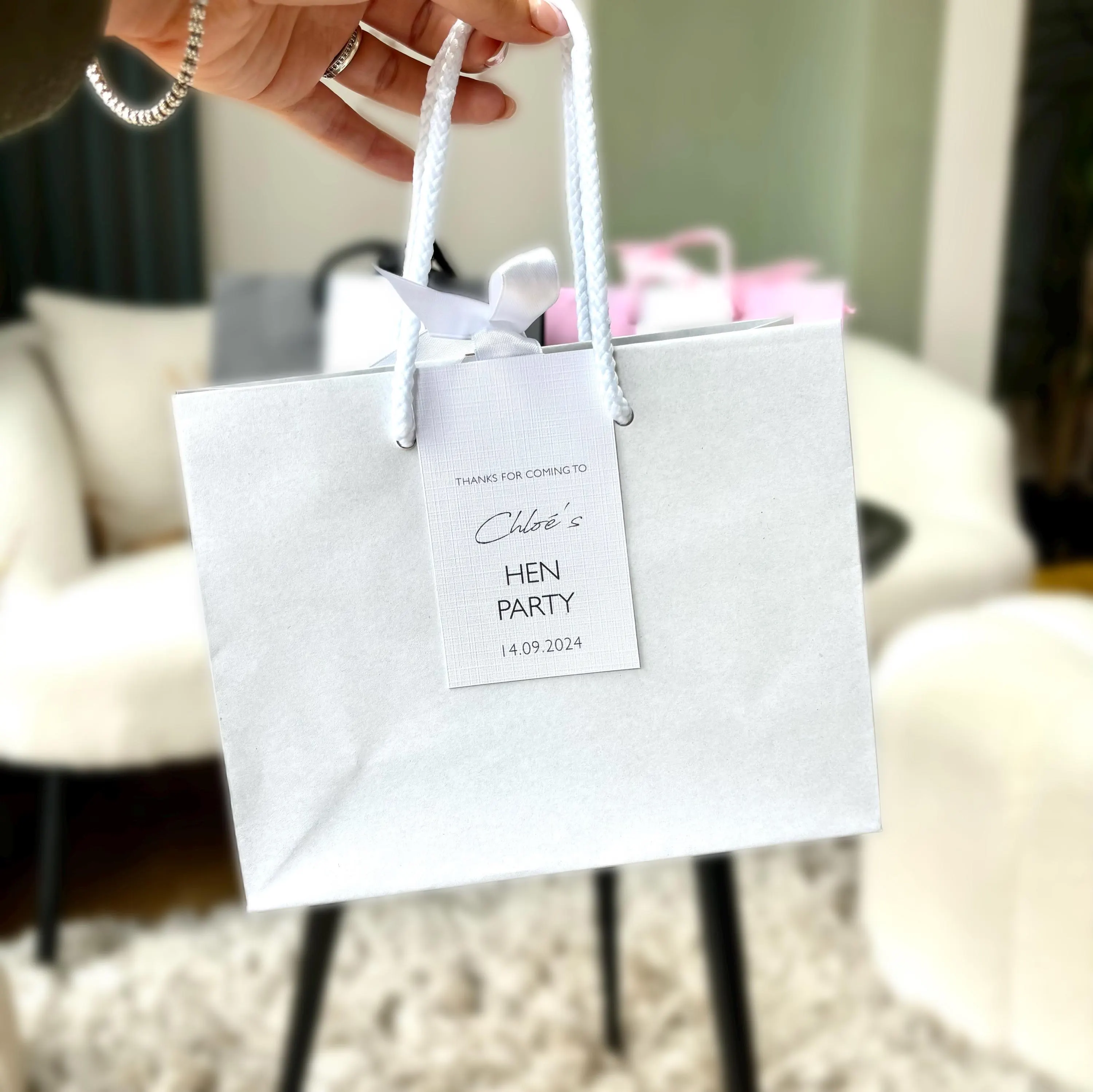 Hen Party Bags Hen Do Party Bag Favors Hen Do Gift Ideas Bachelorette Party Personalised Bride to Be Bag Gift Bag Filler Hen Favour - image 2