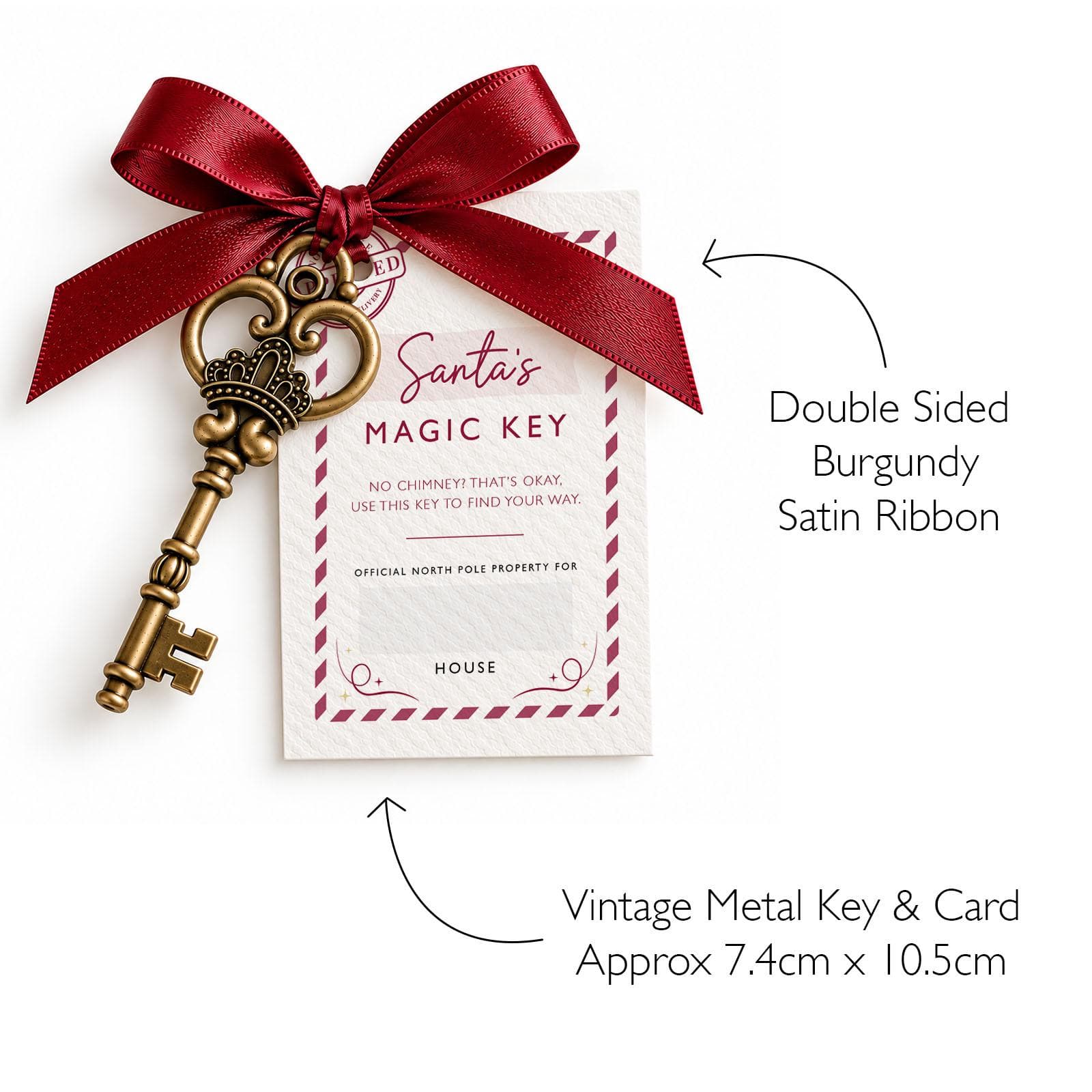 Personalised Santa Magic Key Christmas Eve Key for Santa Personalised Family Christmas Eve Gift No Chimney Santa Key - image 5
