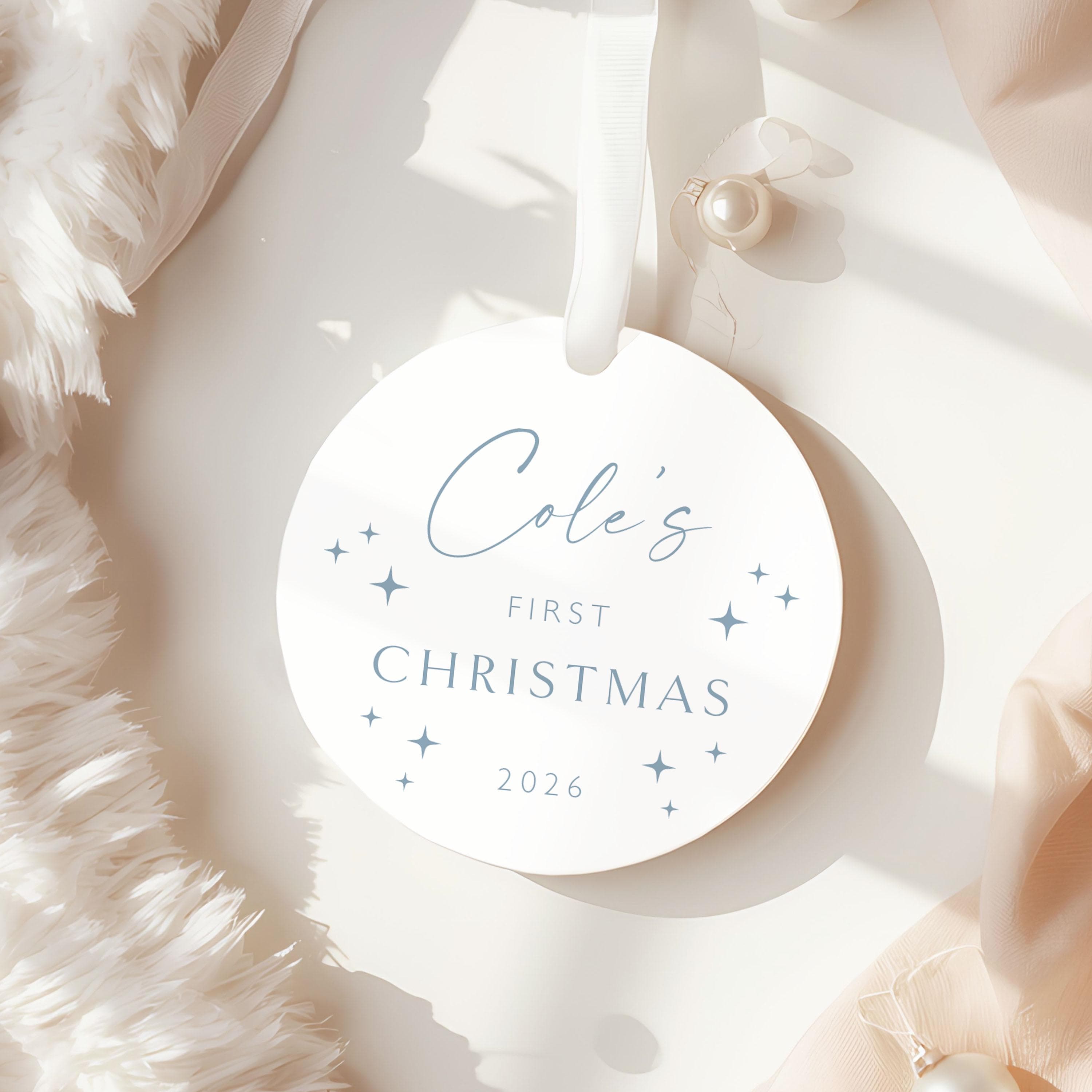Baby’s First Christmas Bauble Personalised New Baby Christmas Gift Baby Keepsake New Parents Gift - image 5