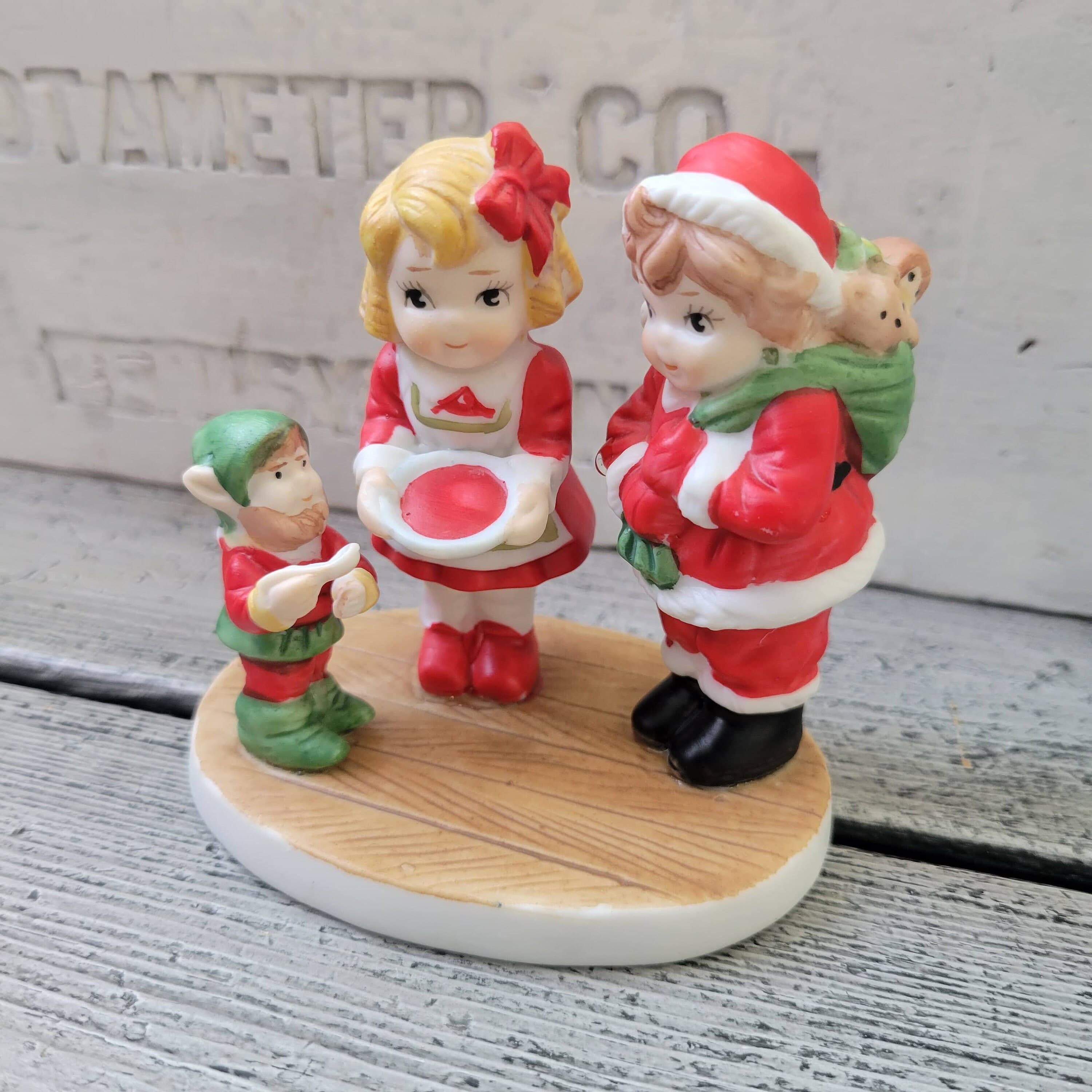 Campbell kids Christmas, vintage Campbell kid ceramic, vintage Christmas Campbell kid collectible, Campbell kids 1991, Campbell's kids elf - image 5