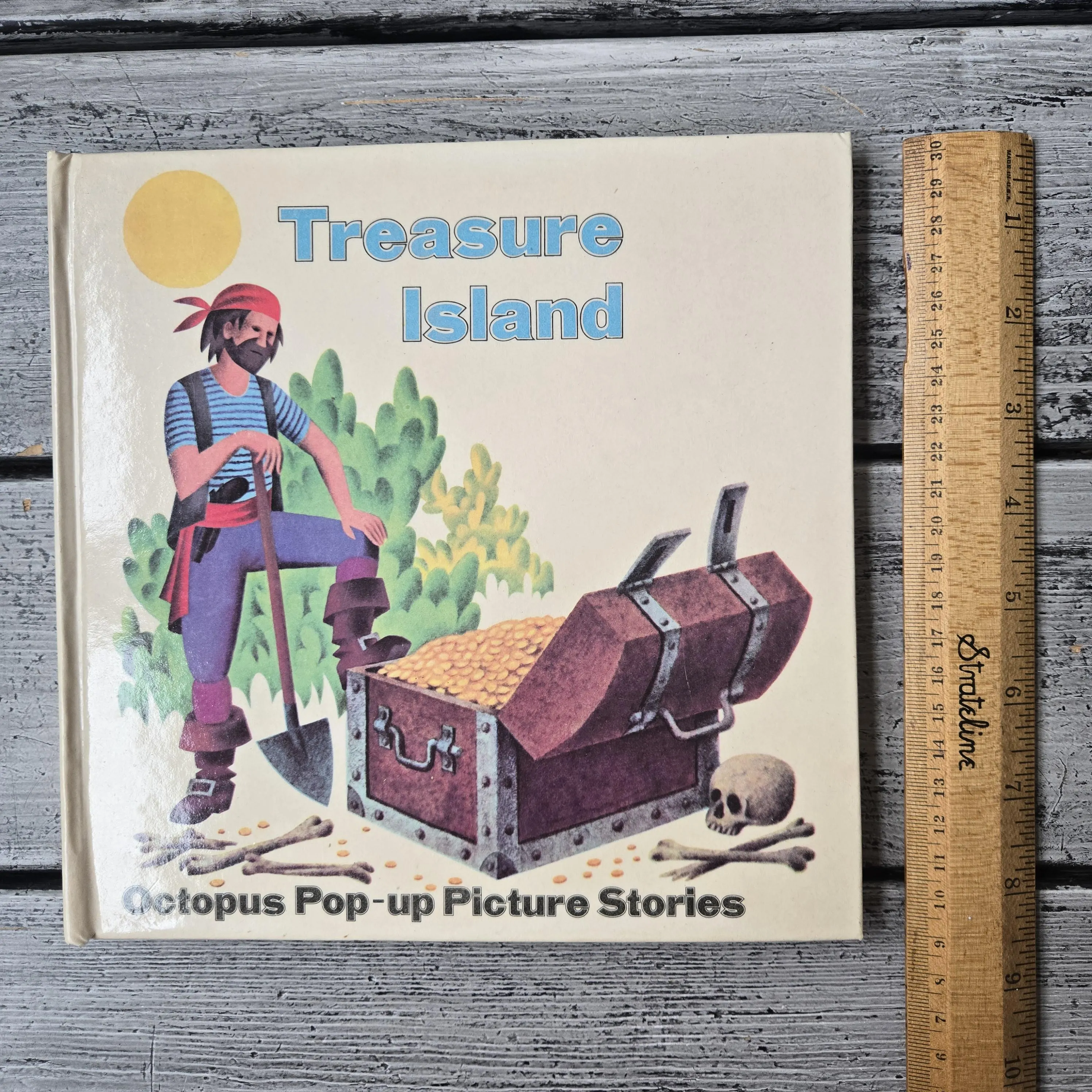 Treasure Island Octopus Pop-Up book by Robert Louis Stevenson, 1979, vintage Treasure Island, vintage Octopus Pop Up Picture Stories book - image 4