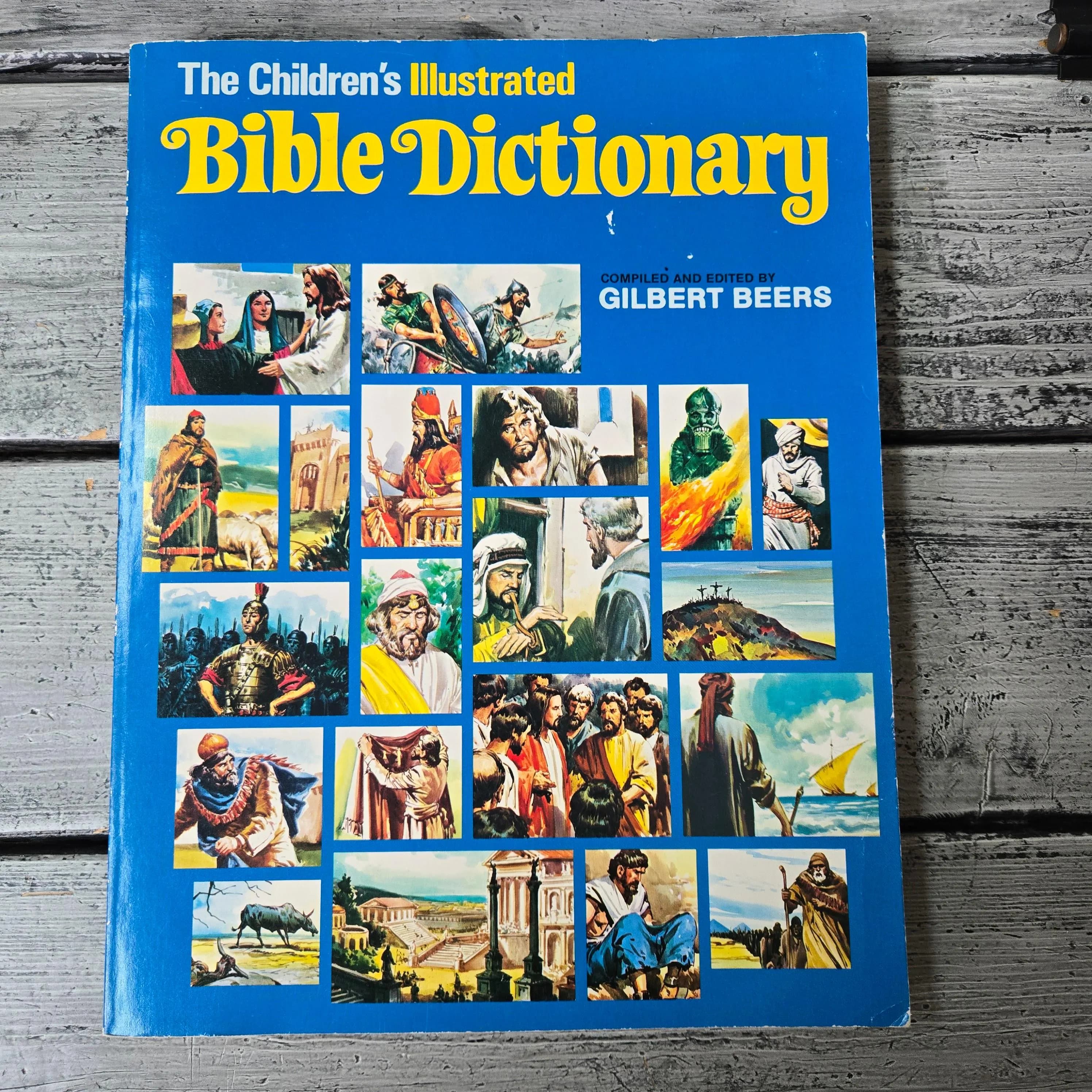 Children's Illustrated Bible Dictionary by Gilbert Beers, vintage bible dictionary, vintage children bible book, 1970s kids bible dictionary - image 3