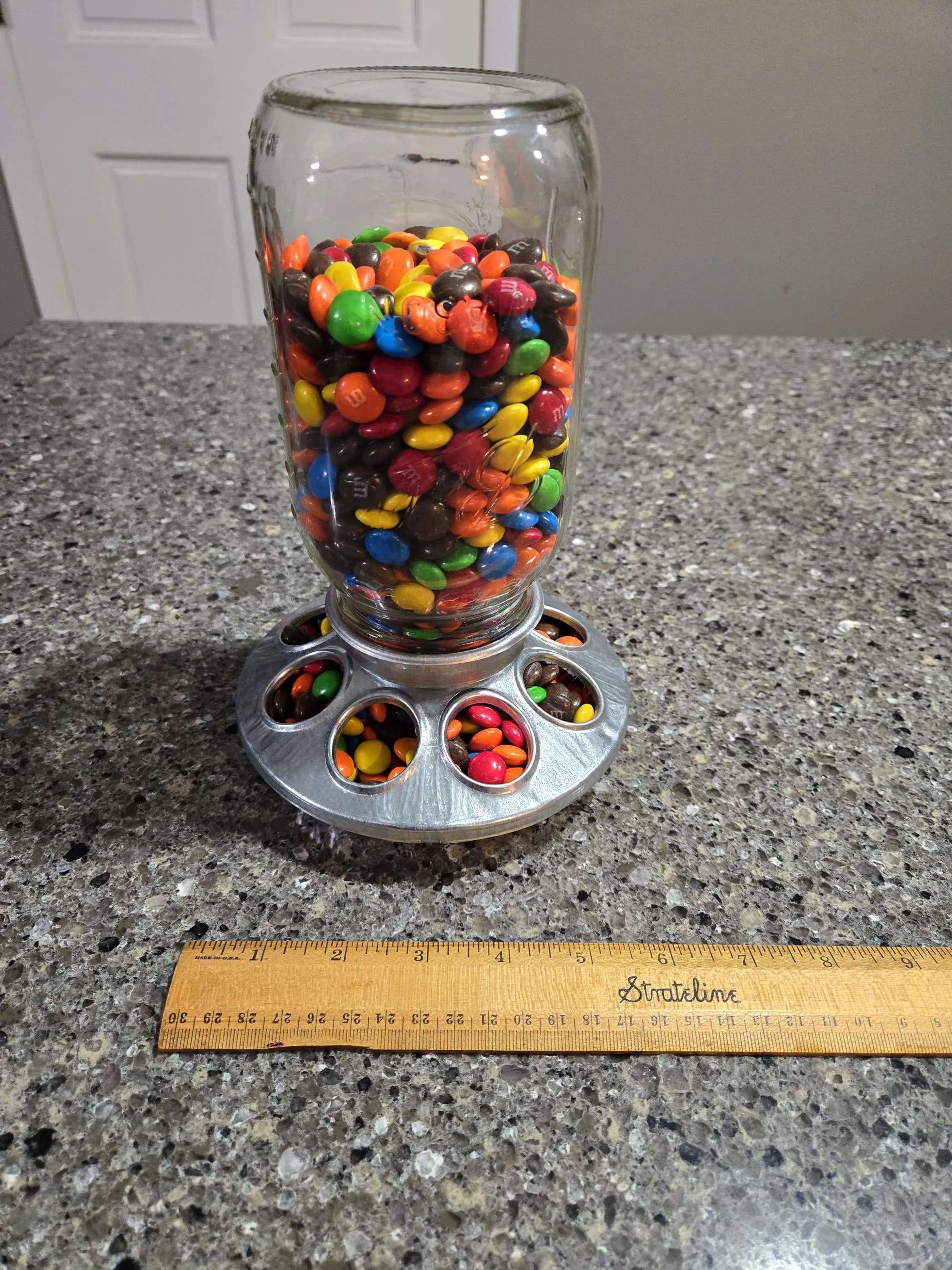 Chicken Feeder Candy Dish, chick feeder candy jar, country style candy dish, farm candy jar, bird feeder candy jar, country candy dish jar - image 4