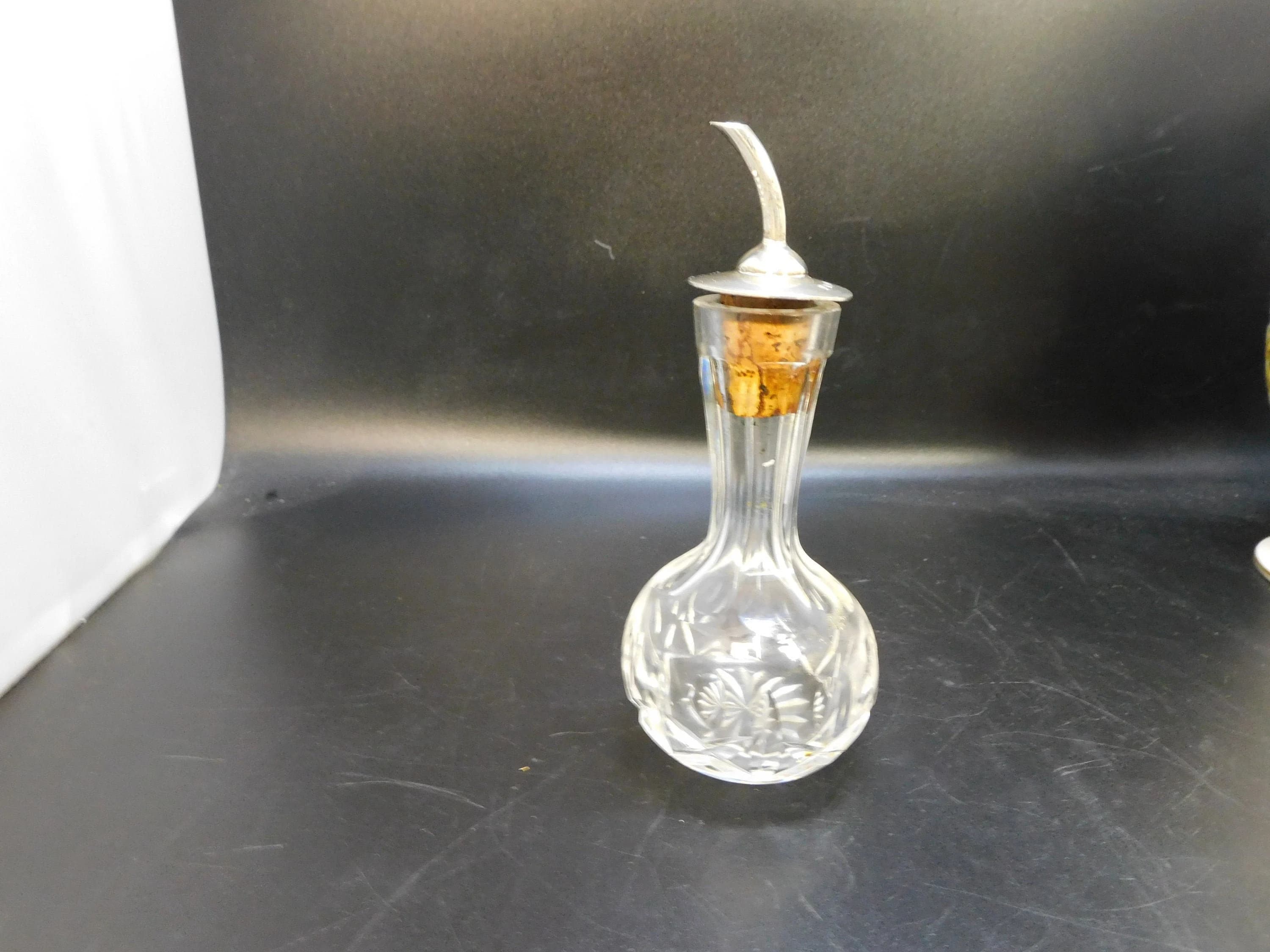 Silver hallmarked Liquer flask, Decanter, Birmingham 1976