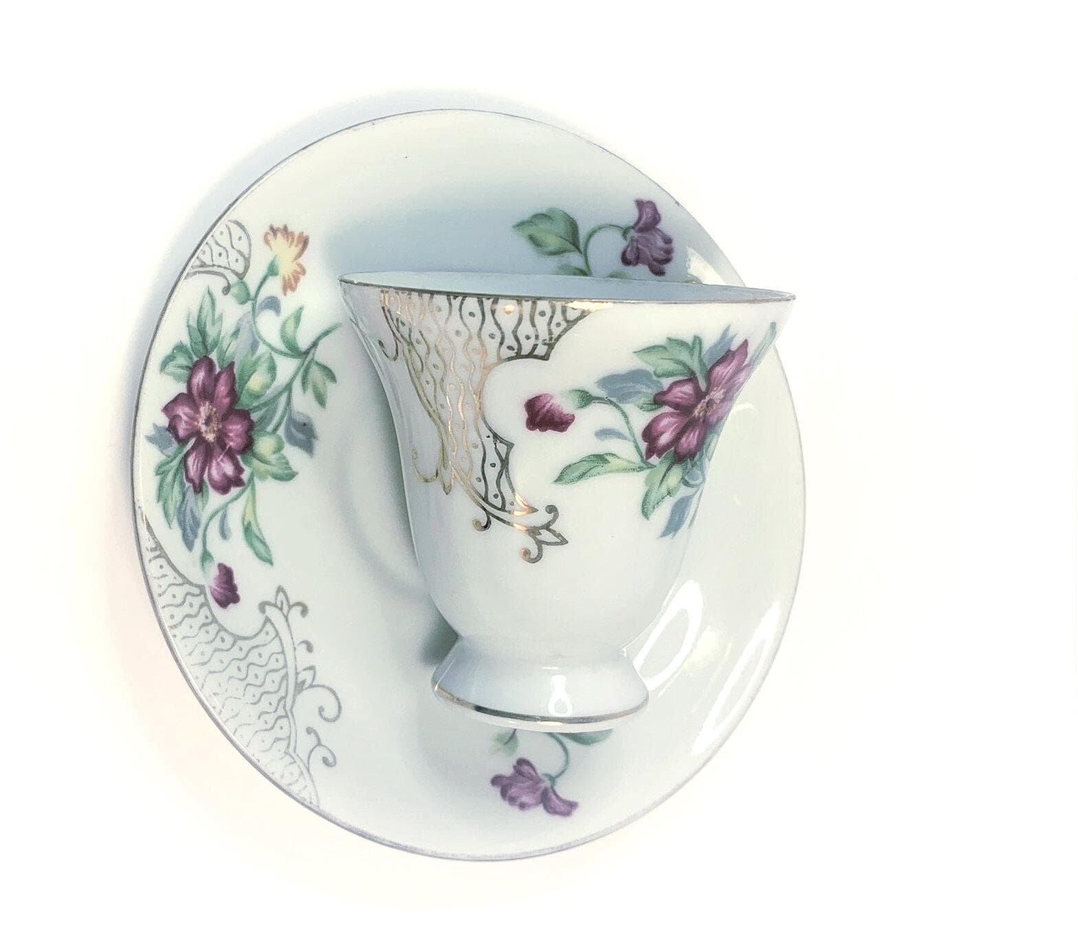 Vintage Ucagco Made In Japan Demitasse Cup Set - image 5
