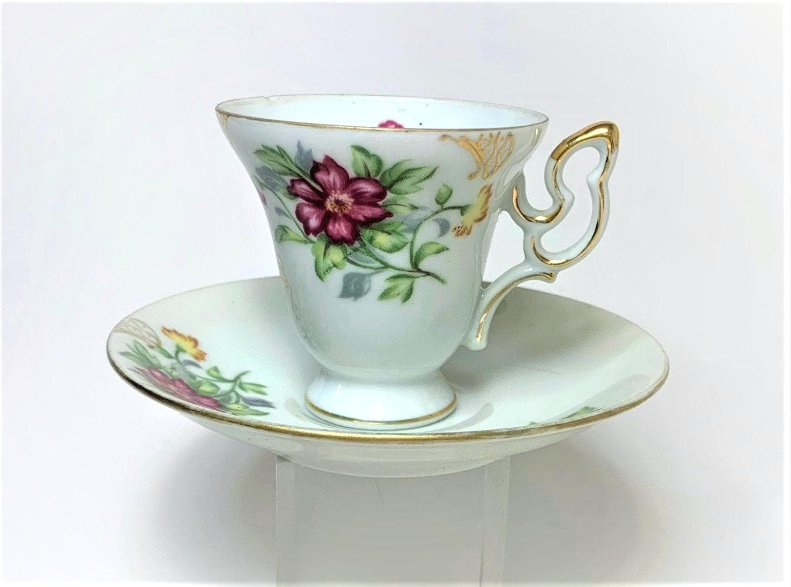 Vintage Ucagco Made In Japan Demitasse Cup Set