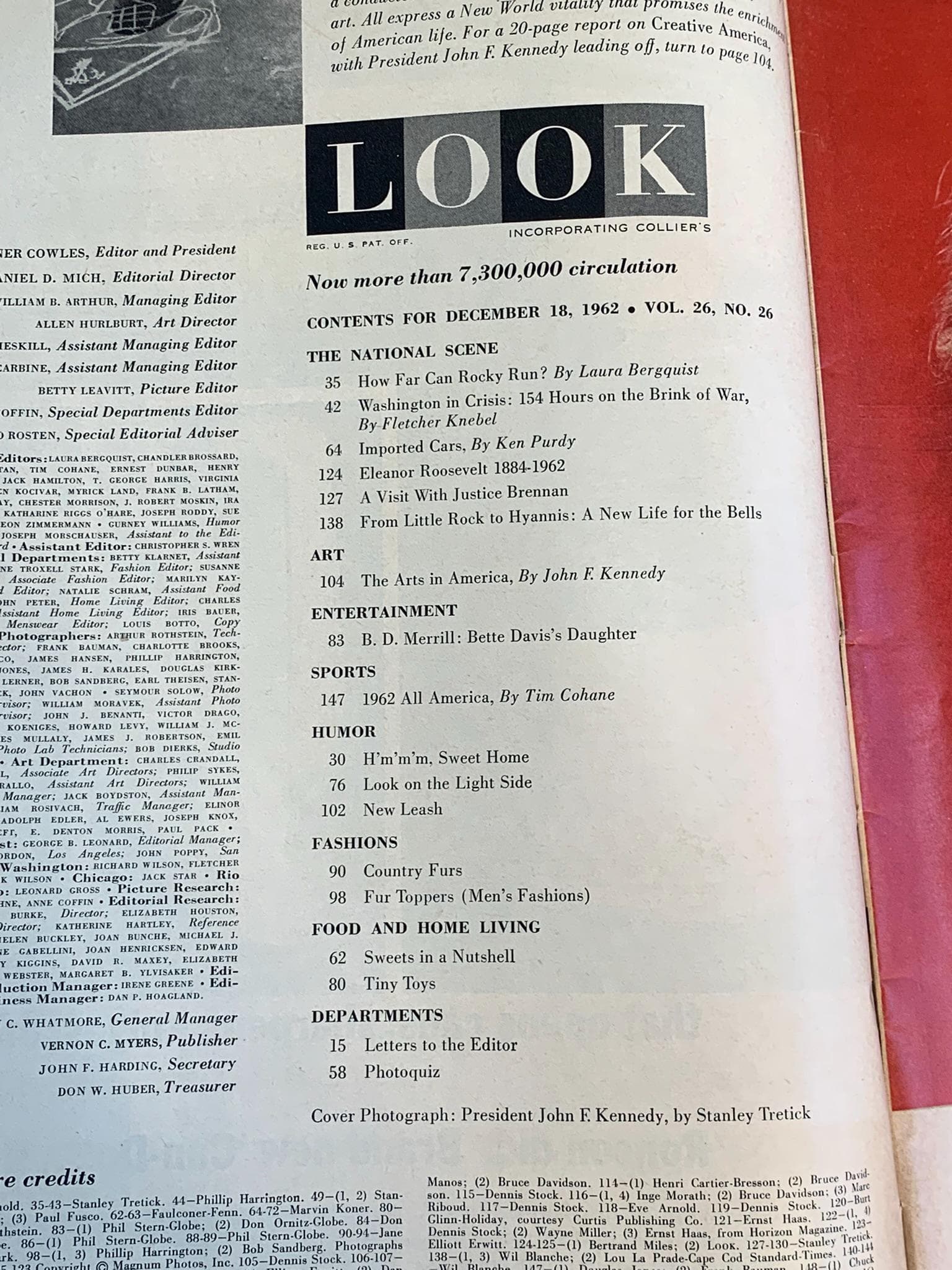 December 18, 1962 LOOK Magazine " Washington in Crisis" - image 4