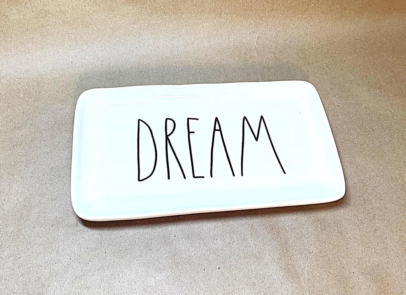Rae Dunn Artisan Collection DREAM 9" Trinket Tray - image 4