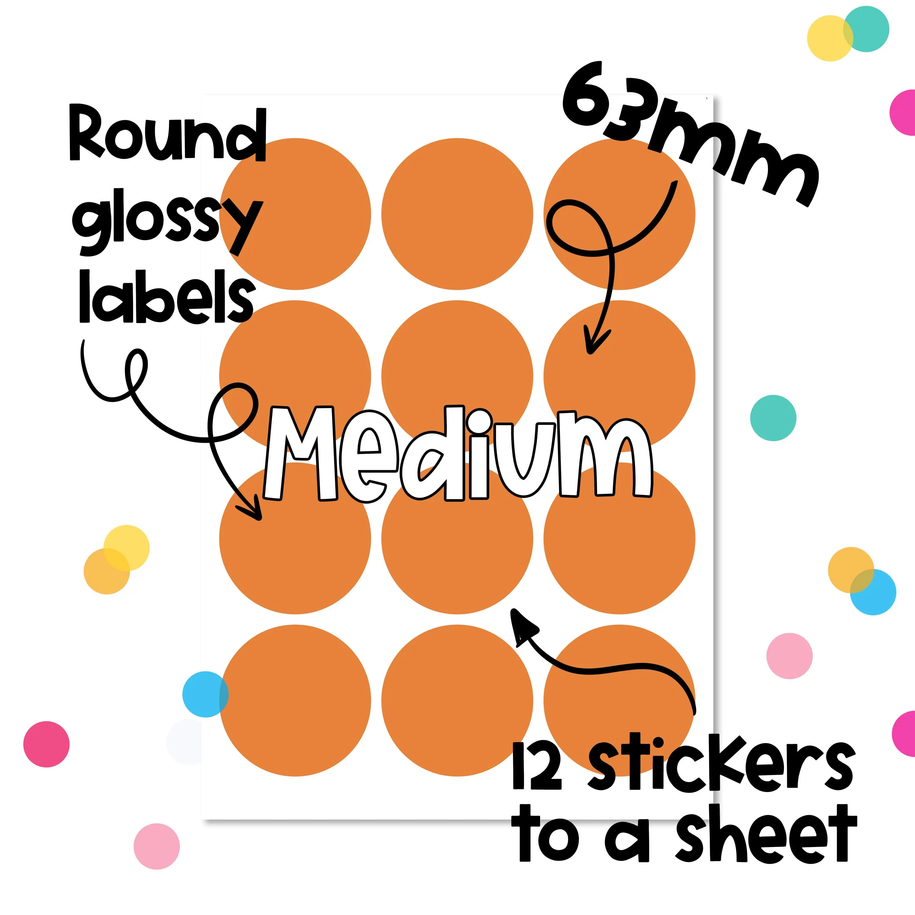 Personalised Unicorn Pastel Birthday Party Stickers – Sweet Cone labels – Multiple Sizes Available - image 3