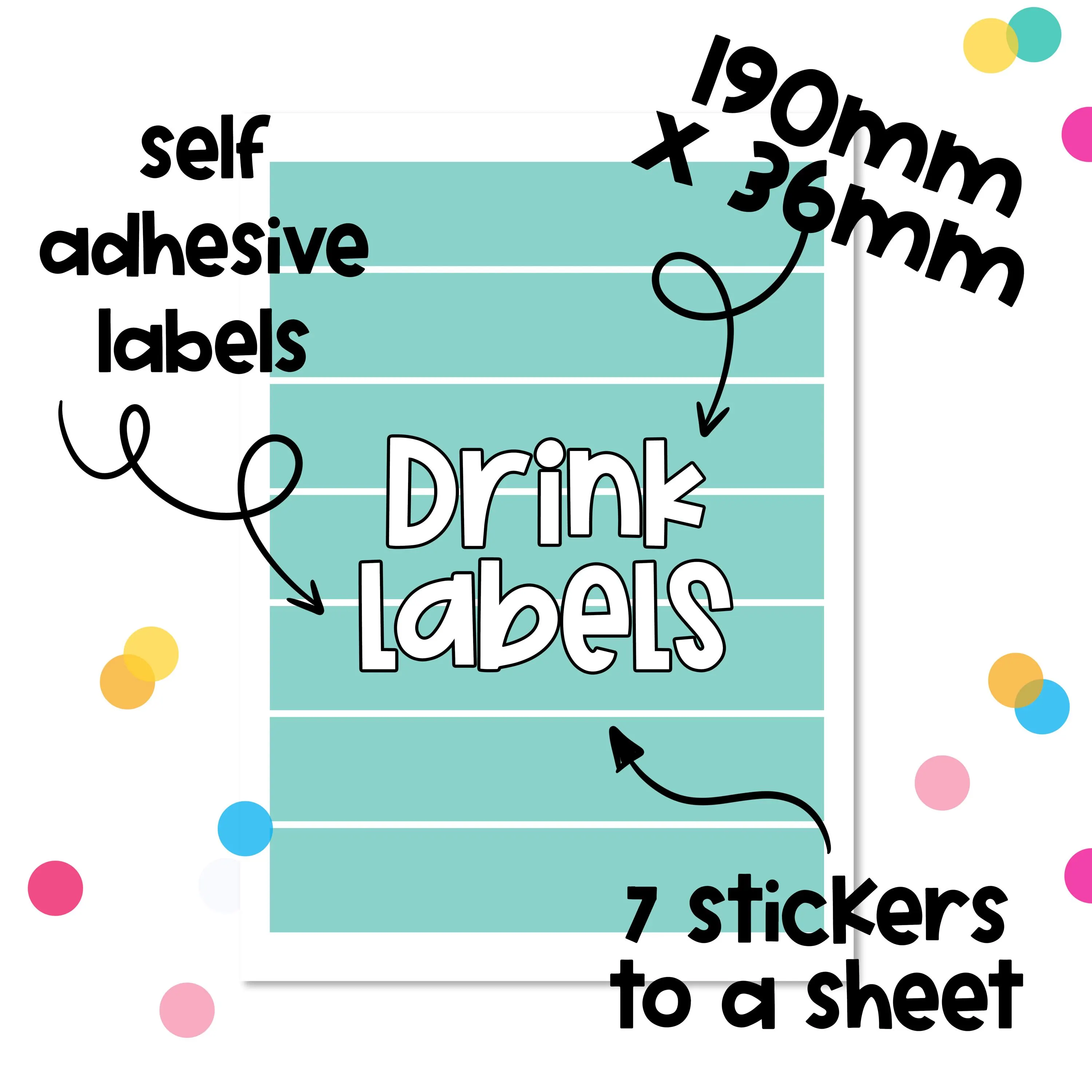 Personalised Farm Birthday Drink Labels – Farmyard Animals Water Bottle Stickers – Pack of 7 - image 3
