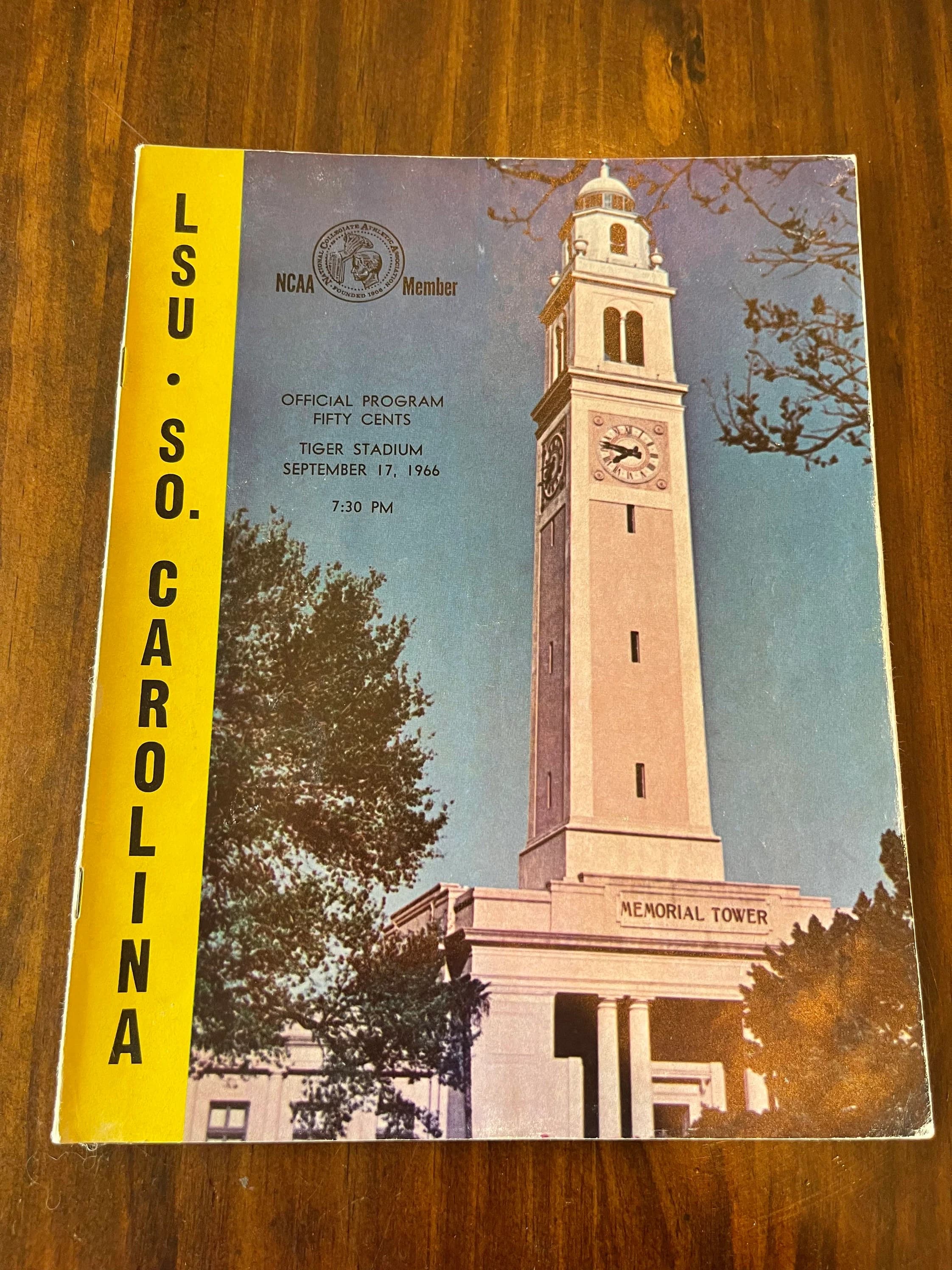1966 South Carolina at LSU college football program