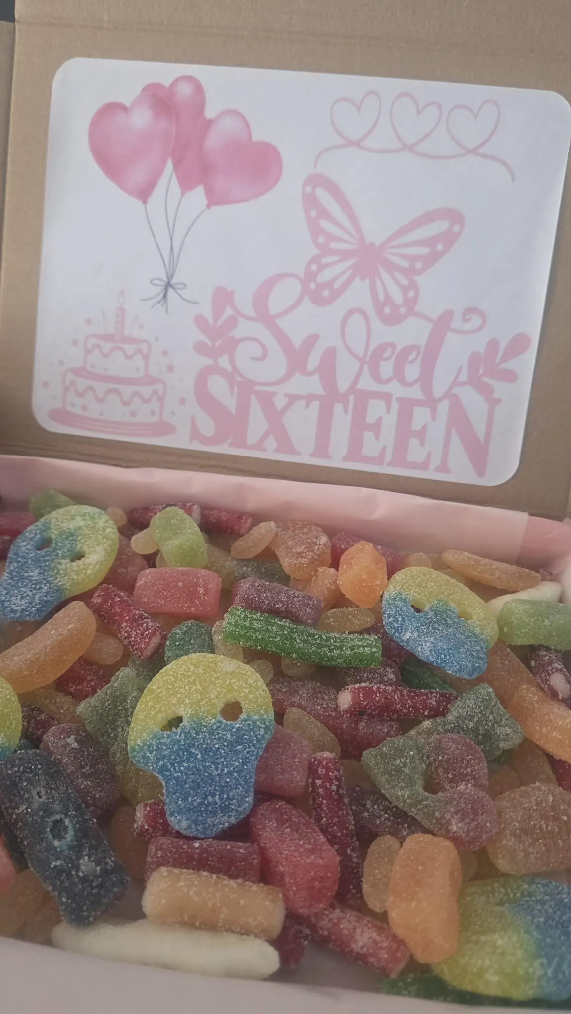 Custom Birthday Sweet Boxes | Personalized Pick & Mix Gift Box | Milestone Birthdays 16th, 18th, 21st, 30th, 40th, 50th - image 5