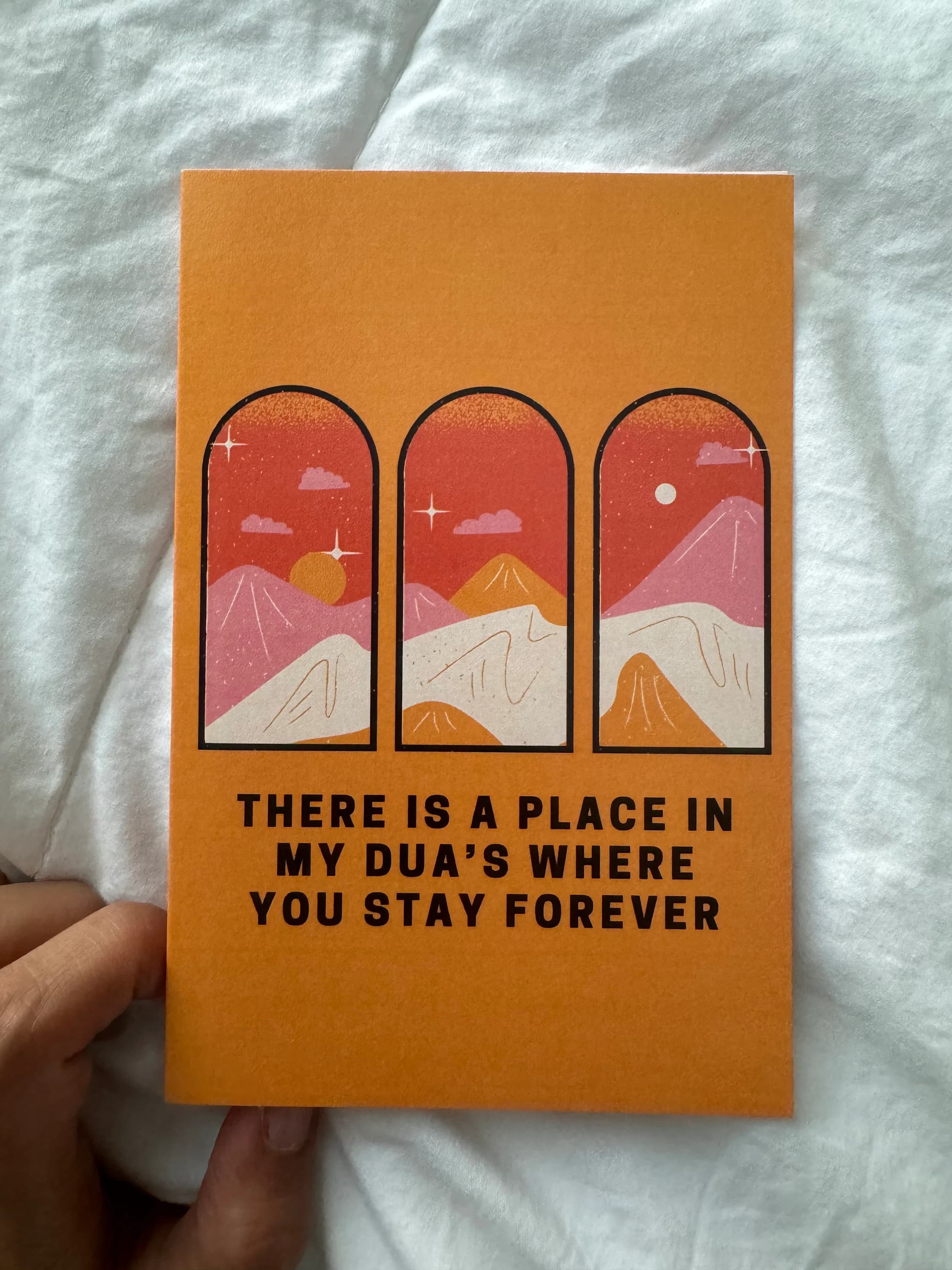 There Is a Place in My Duas for You | Islamic Greeting Card | Heartfelt Muslim Prayer Card - image 3