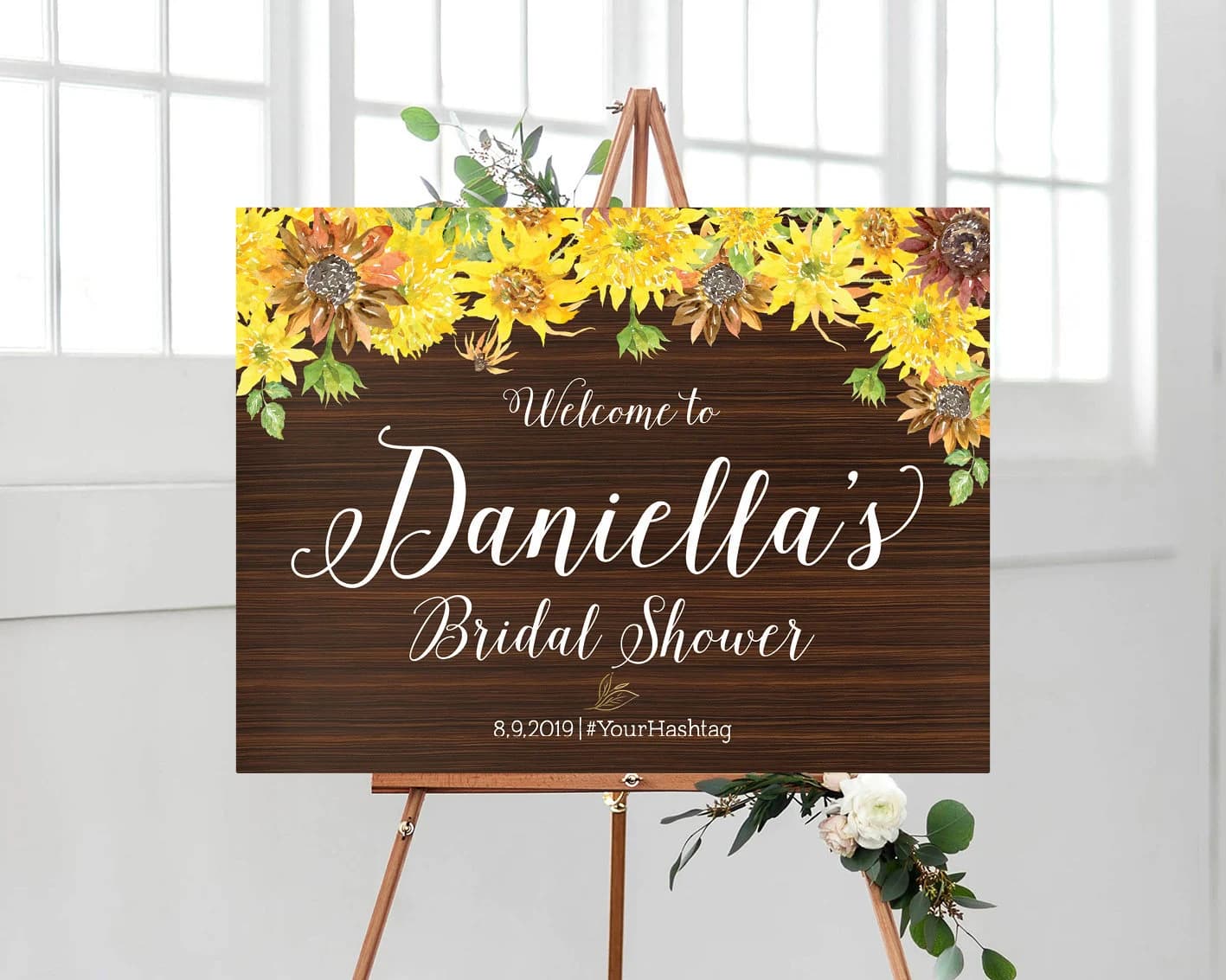 Sunflowers Bridal Shower Sign, Welcome sign, Bridal Shower sign, Shower sign, Bridal Shower Welcome Sign, Shower decorations, Sunflowers - image 5