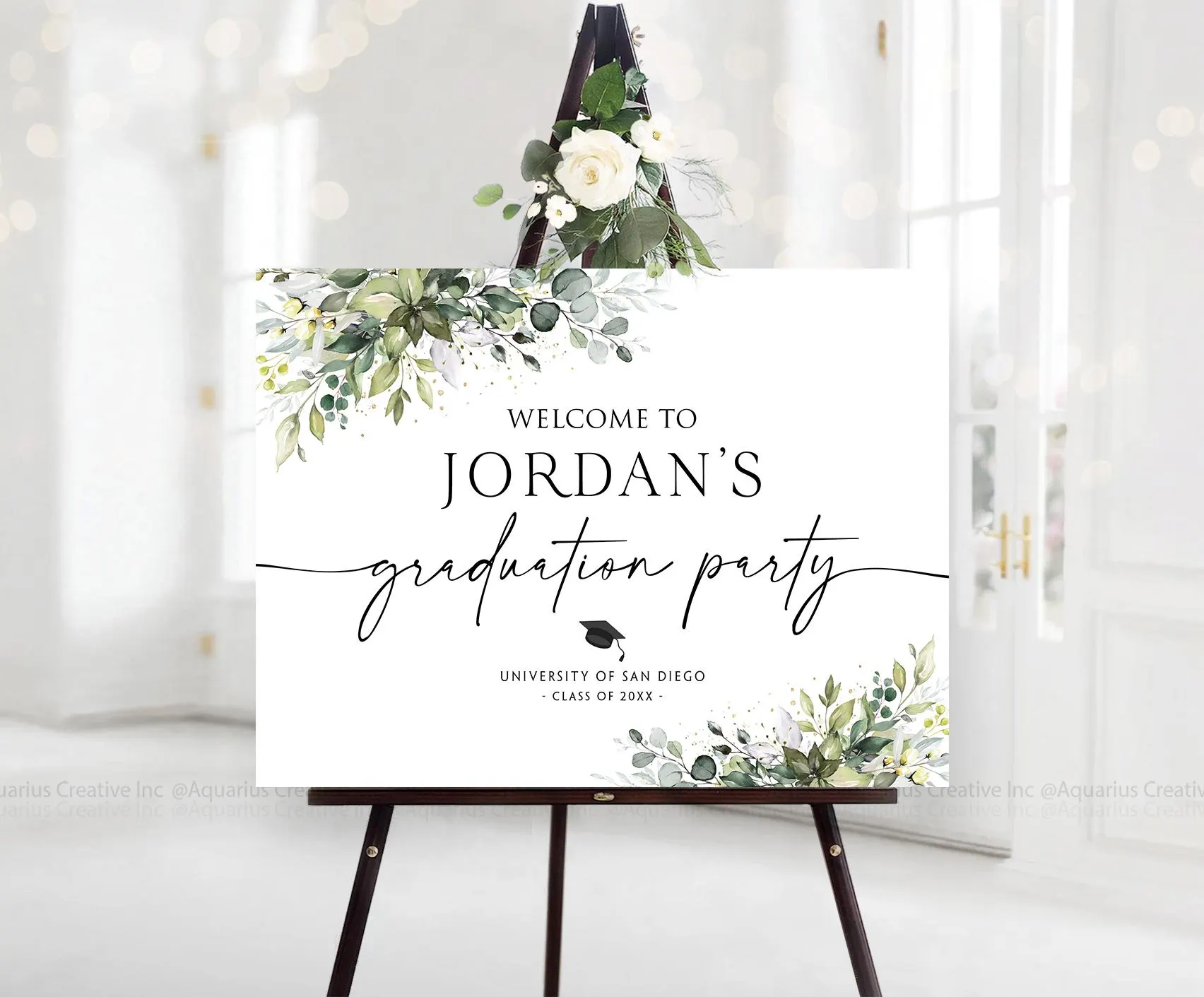 Graduation Welcome Sign, Graduation Sign, Graduation Party Sign, Graduation decorations, Graduation decor, Graduation Party Decorations