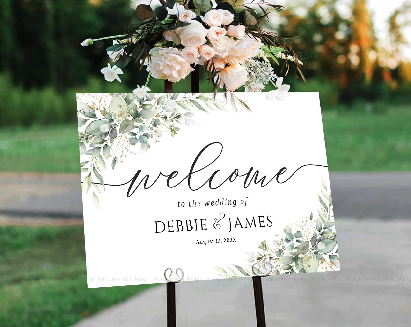 Wedding Welcome Sign, Wedding signs, Rehearsal welcome sign, Engagement welcome sign, Rehearsal Sign, Greenery decor, Greenery wedding Decor, Wedding Invitations, Rehearsal Dinner Sign, Wedding Poster, Wedding Invite, Wedding decorations