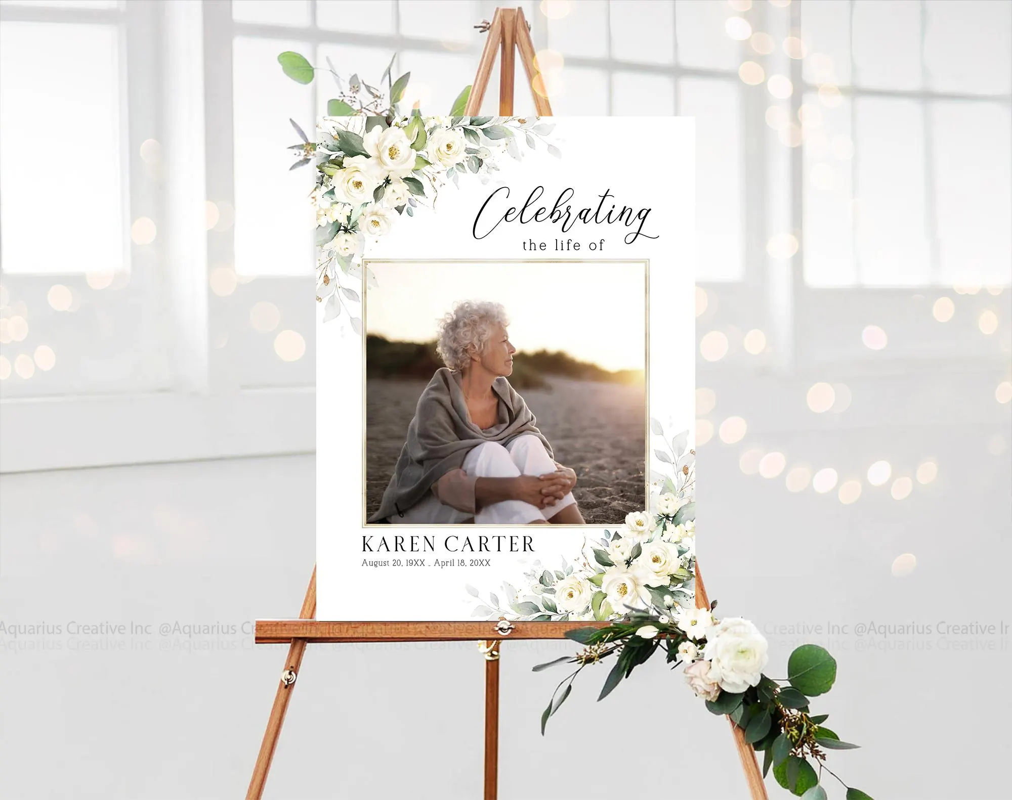 Funeral Sign, Funeral Welcome Sign, Celebration Of Life, Funeral program, Celebration of Life Decor, Memorial Sign, Funeral Decorations - image 4