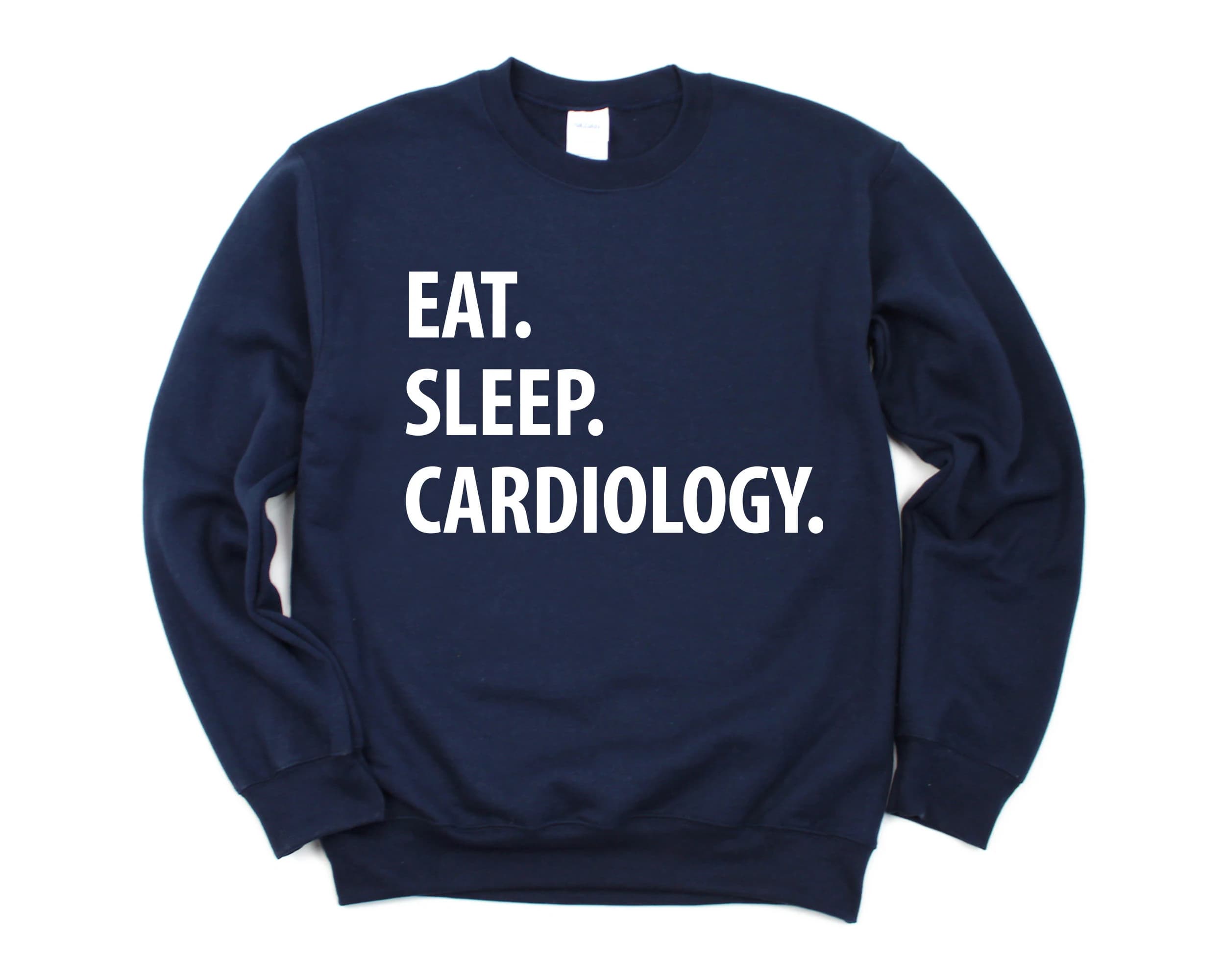 Cardiology Sweater, Cardiologist Gift, Eat Sleep Cardiology Sweatshirt - 1262 - image 4