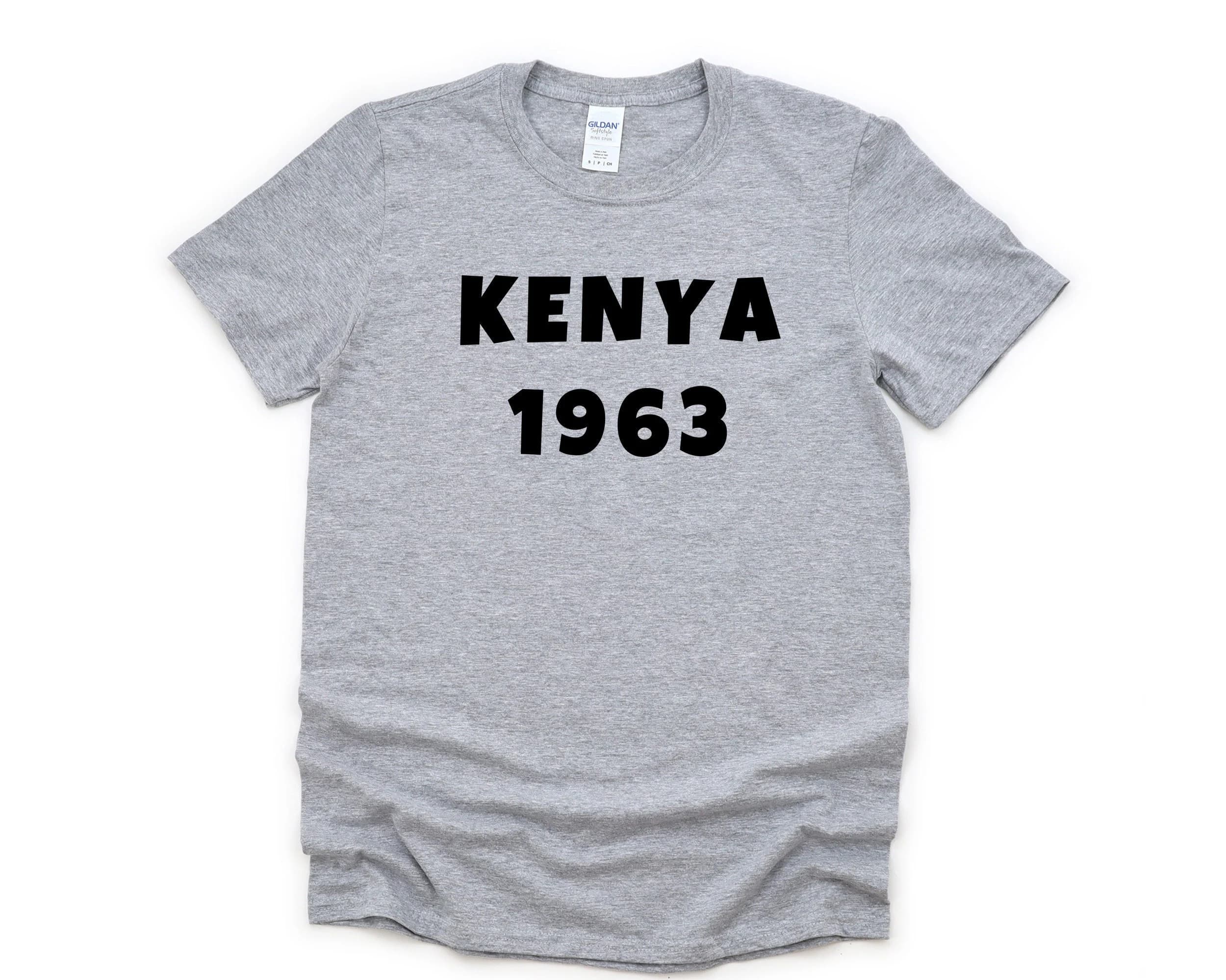 Kenya 1963 T-Shirt: Soft Cotton Graphic Tee