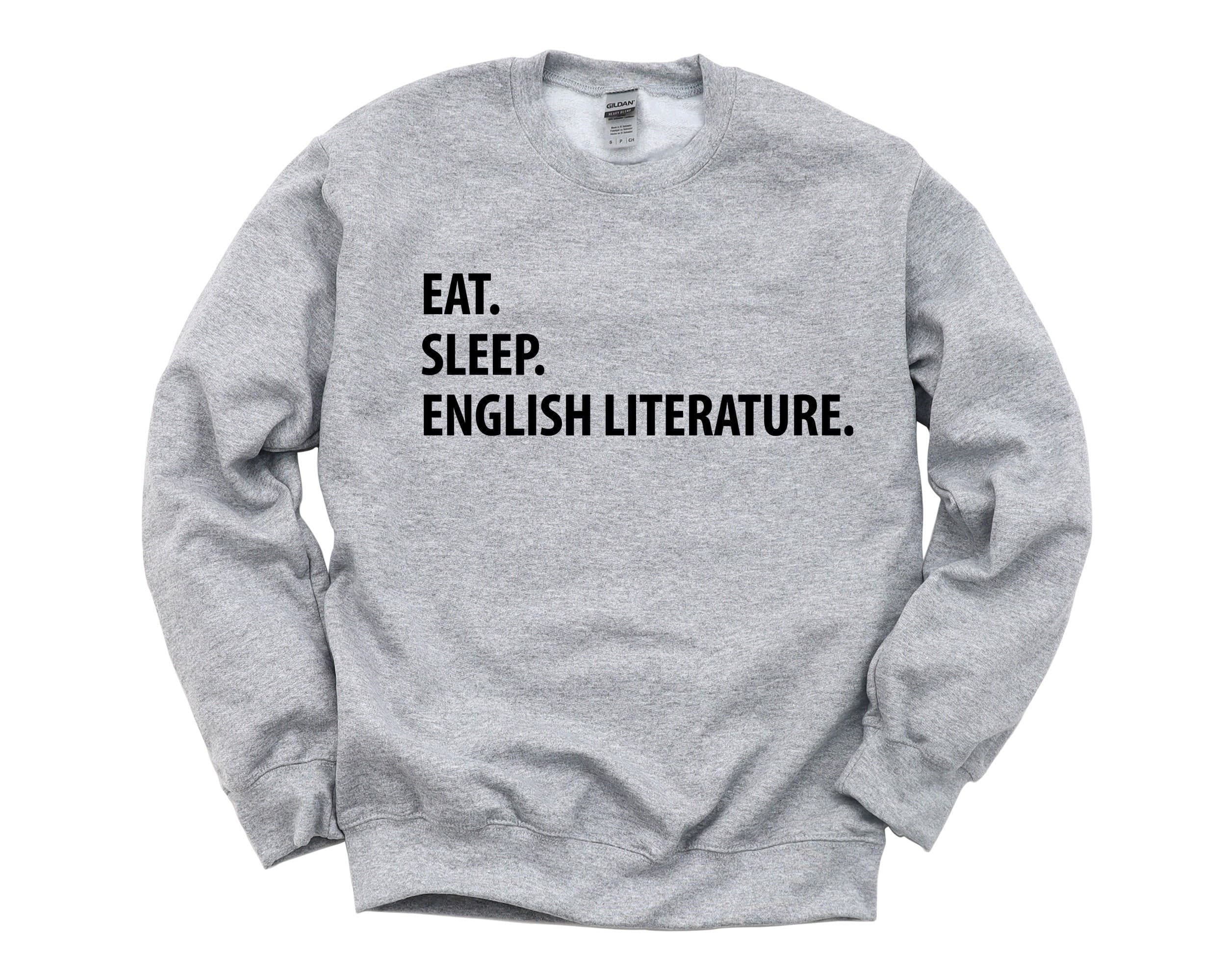 English Literature Sweatshirt: Eat Sleep Read Crewneck